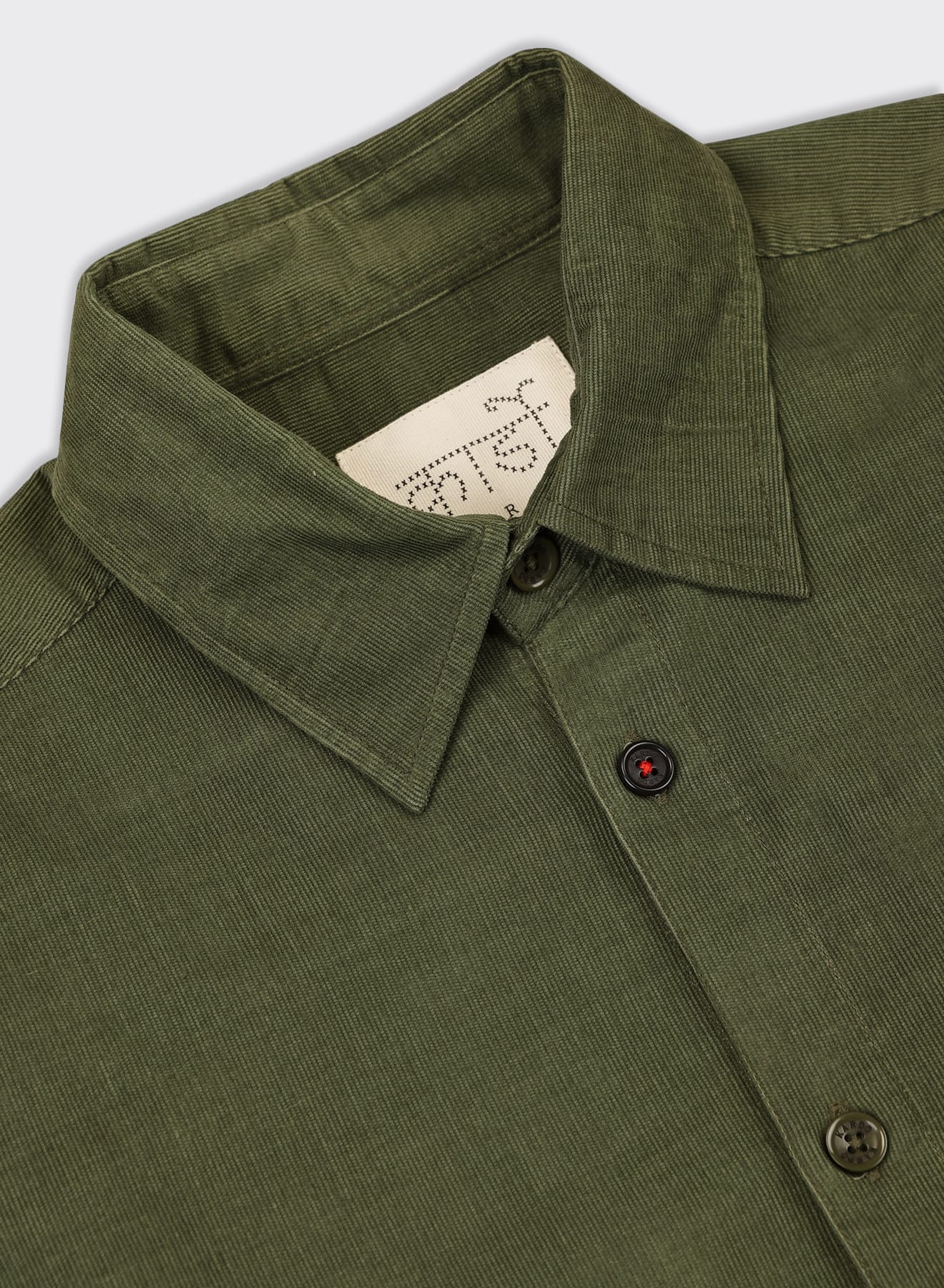 Luis Shirt - Green Cord
