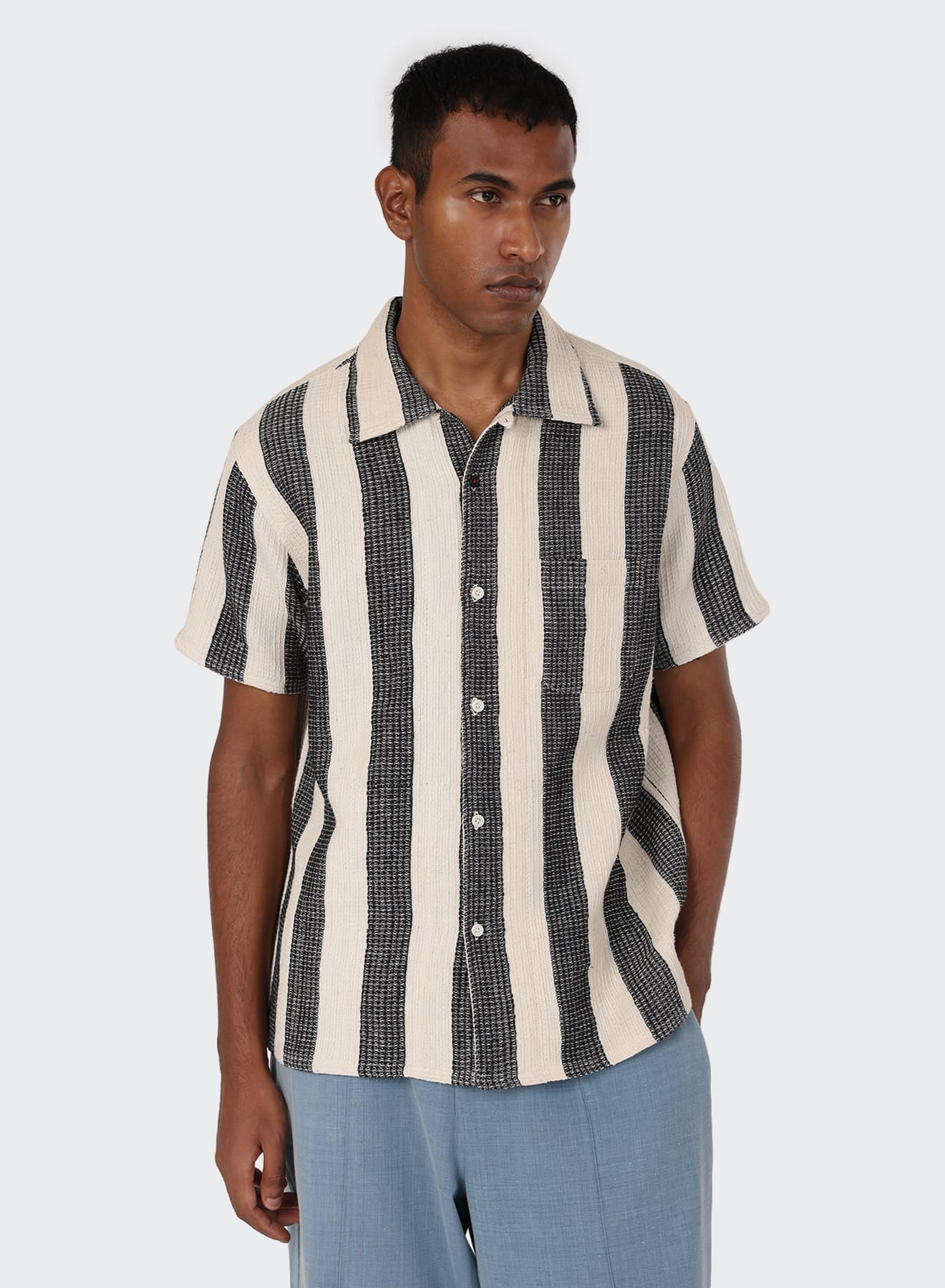 Chintan Shirt - Black Stripe