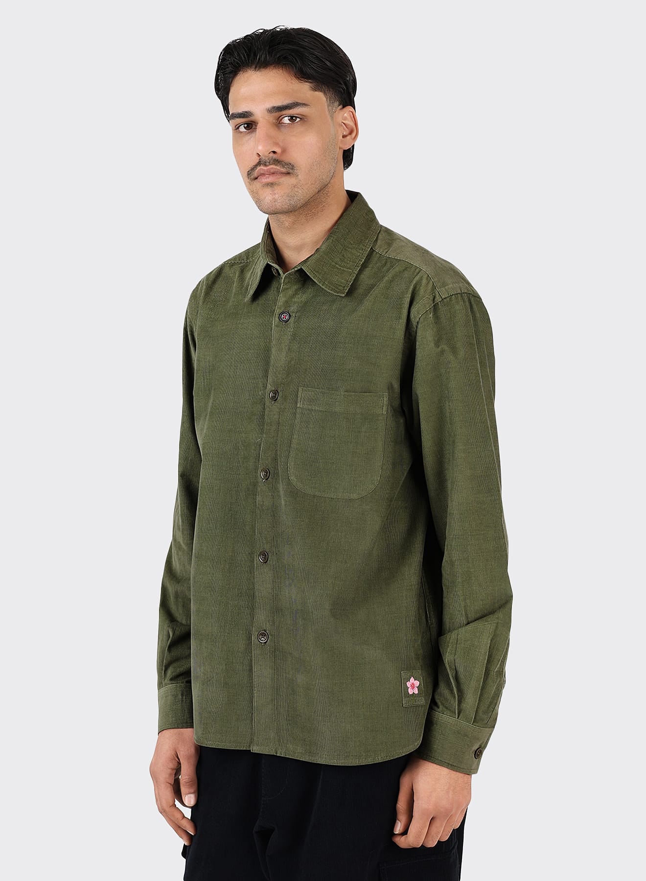 Luis Shirt - Green Cord