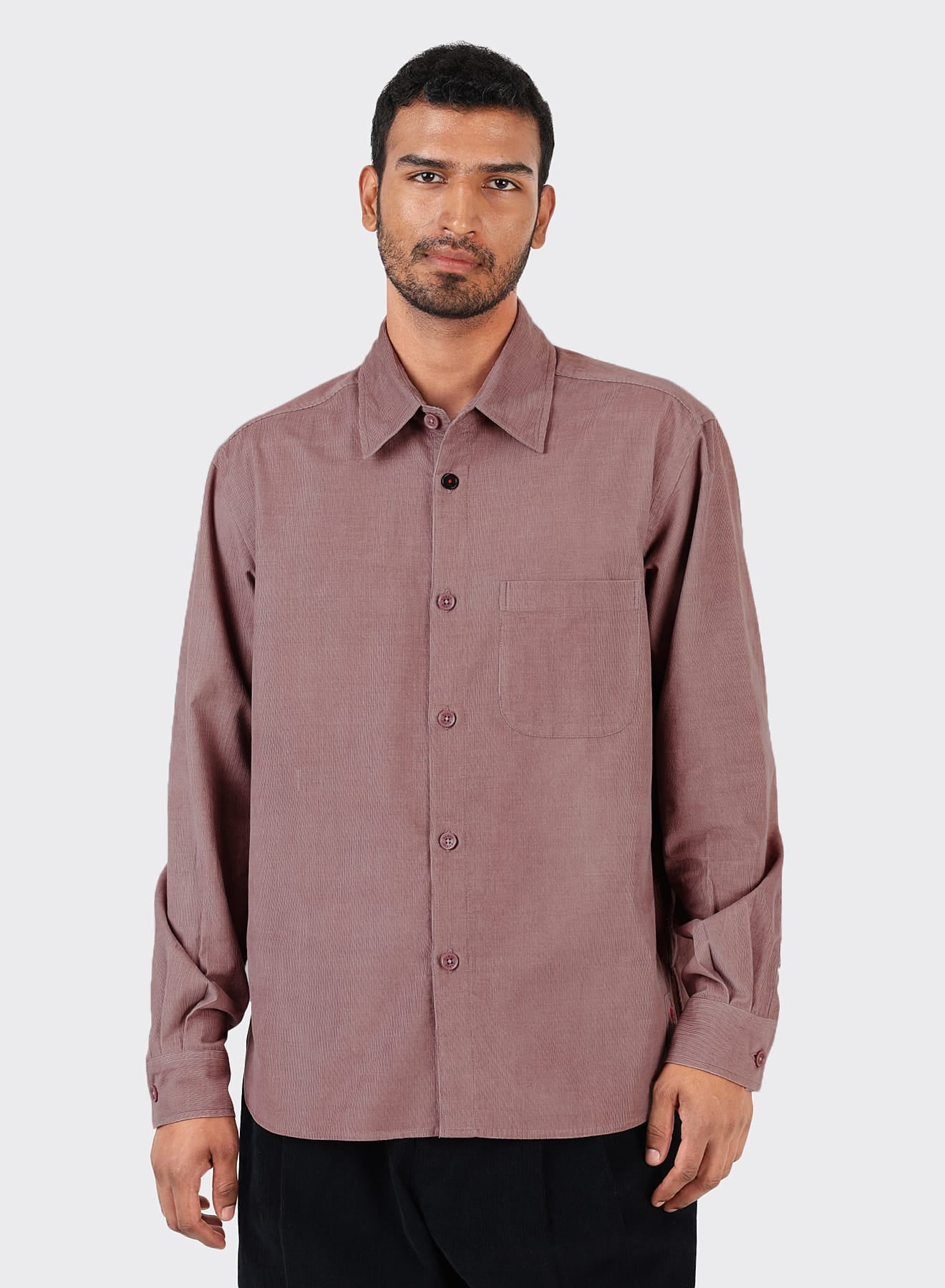 Luis Shirt - Rose Clay Cord