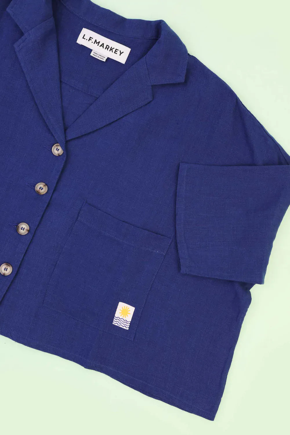 Maxim Linen Shirt - Cobalt