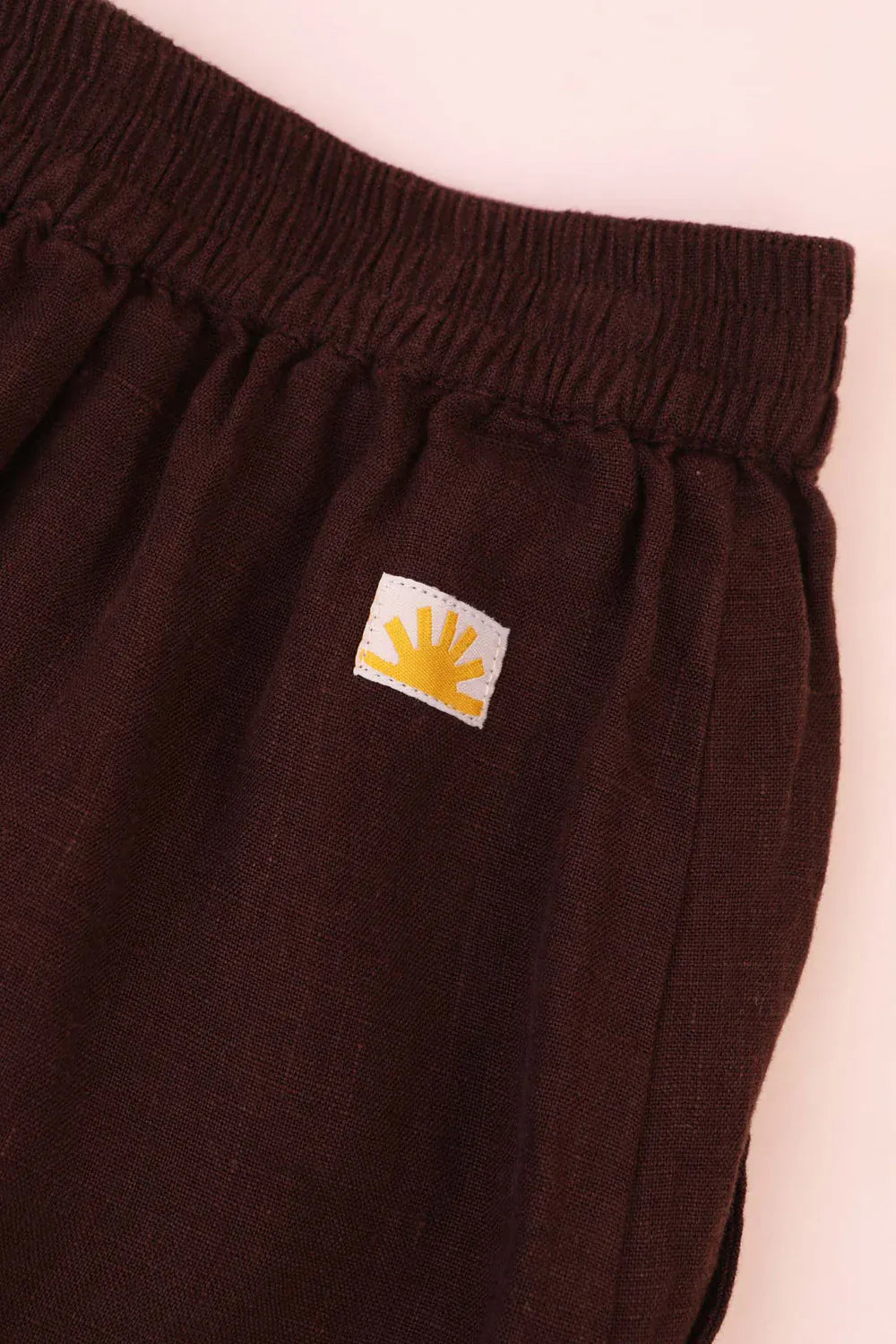 Basic Button Front Skirt - Chocolate