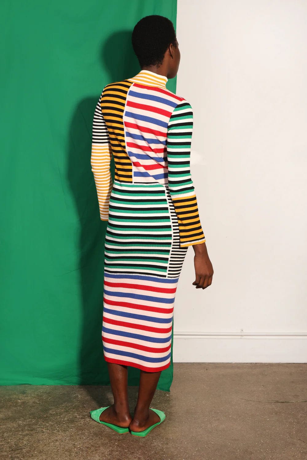 Cecil Dress - Multi Stripe