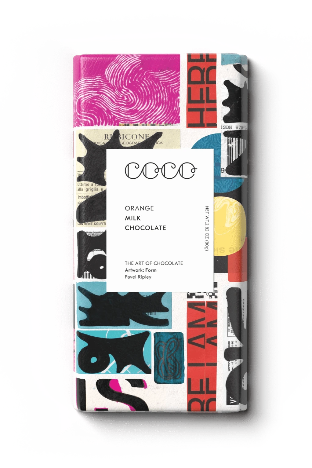 Orange Milk Chocolate Bar (80g)