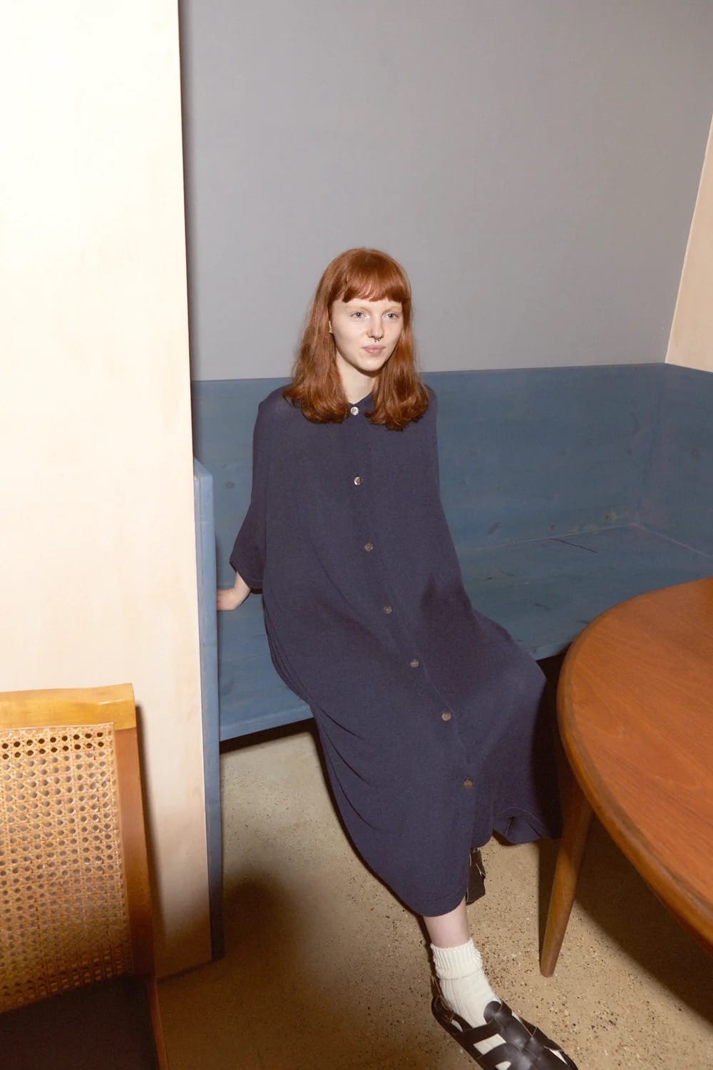 Davos Dress - Navy