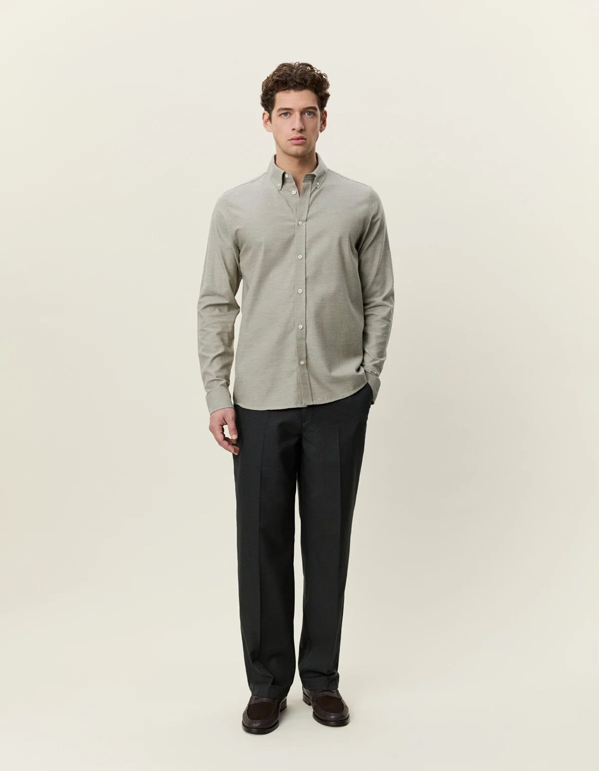 Soft Flannel Shirt - Laurel Oak Sand