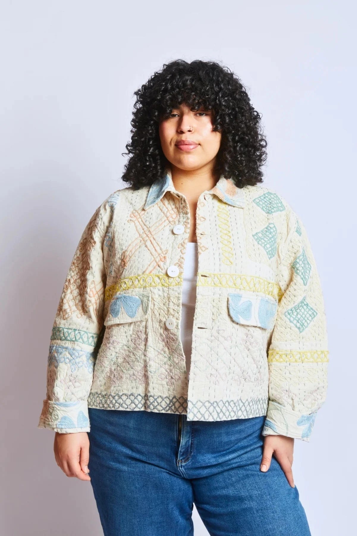 Astrid Jacket - Garden Mosaic