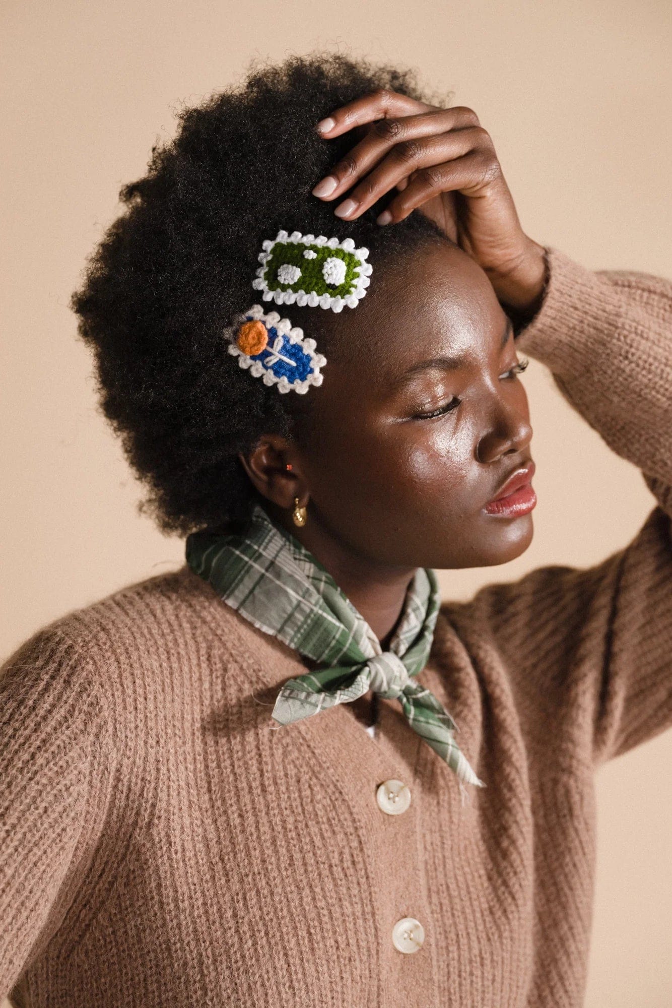 Polly Crochet Hair Clip