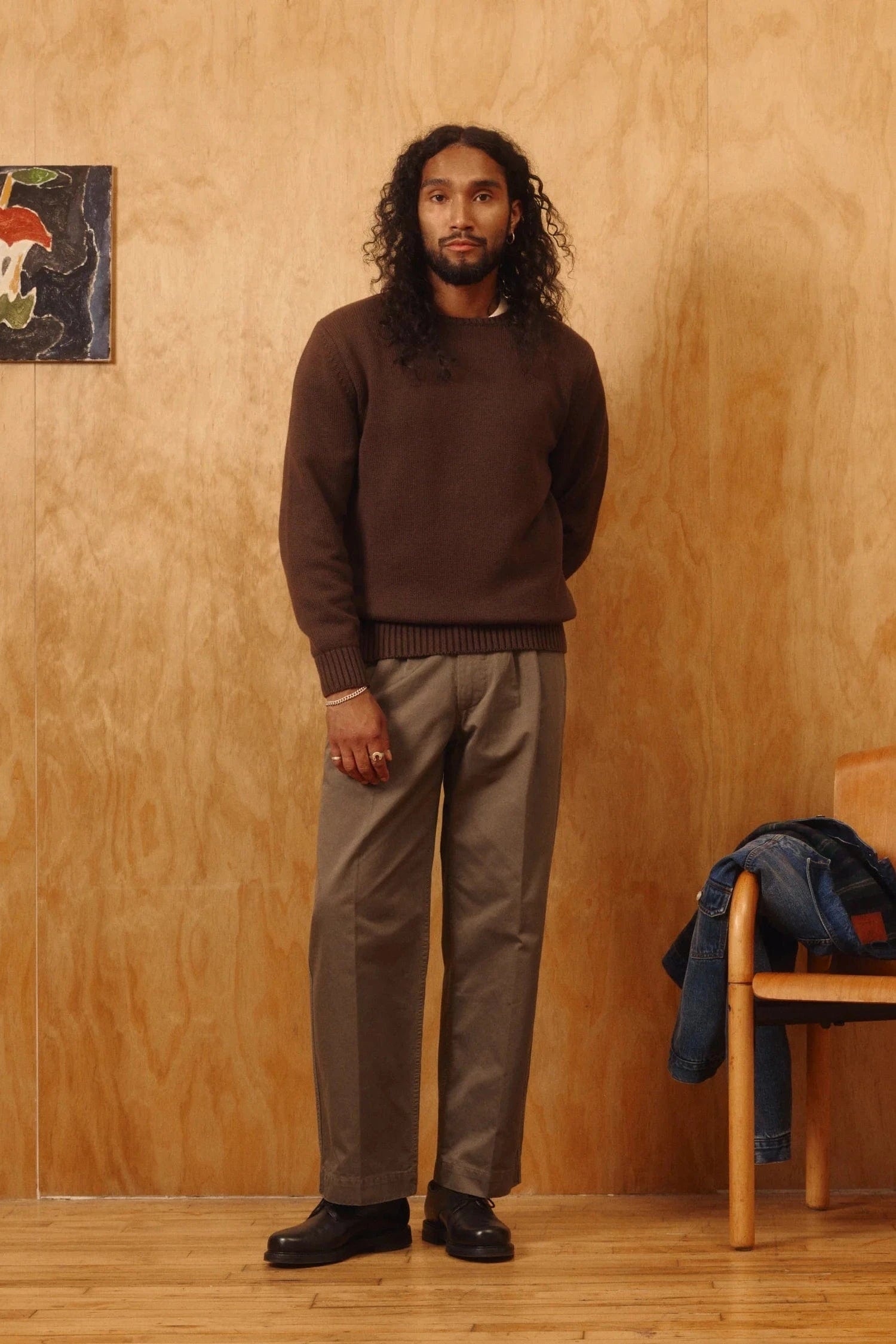Ivy Cotton Sweater - Brown