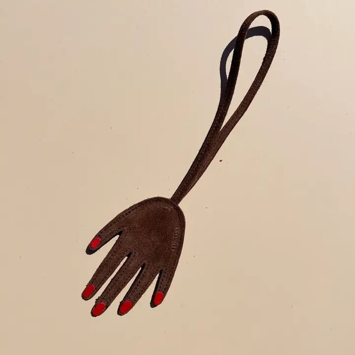 Bag Charm - Chocolate Hand