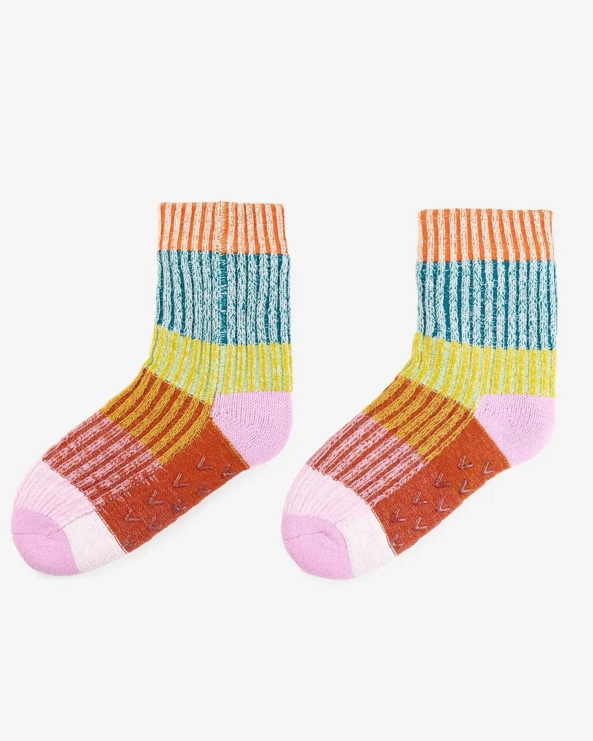 Mosaic House Socks - Rust Lilac