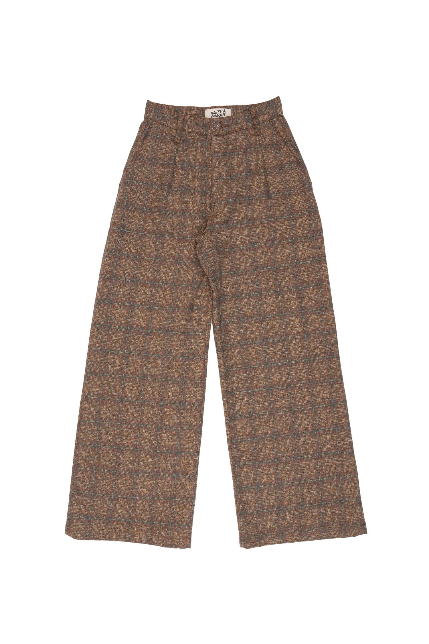 Wide Leg Trouser - Desert Sunset Tweed