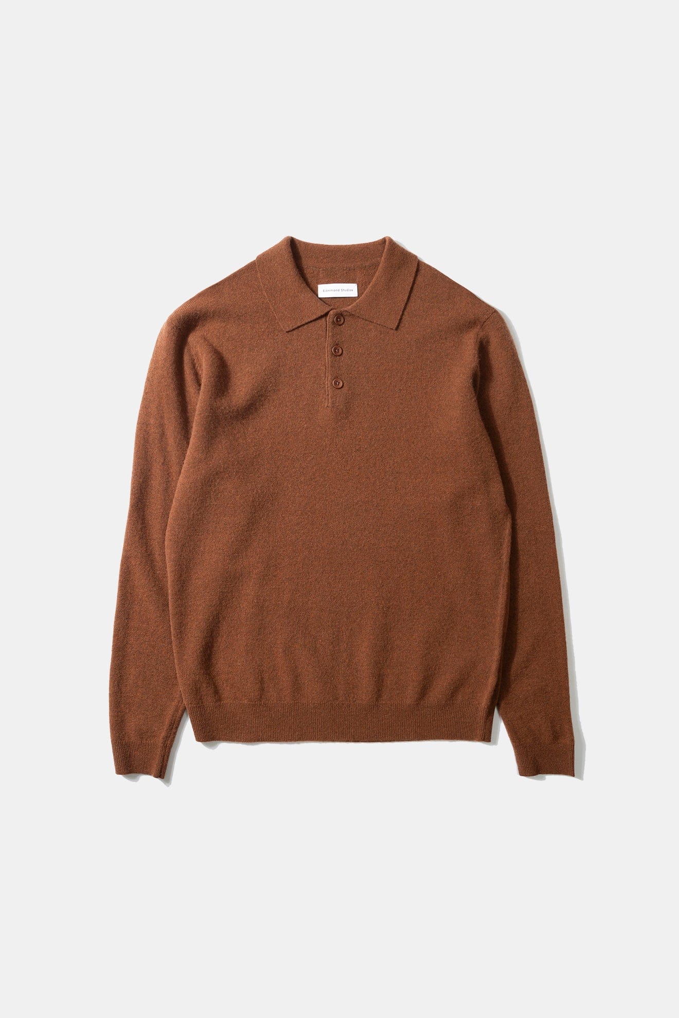 Wool Polo - Chocolate