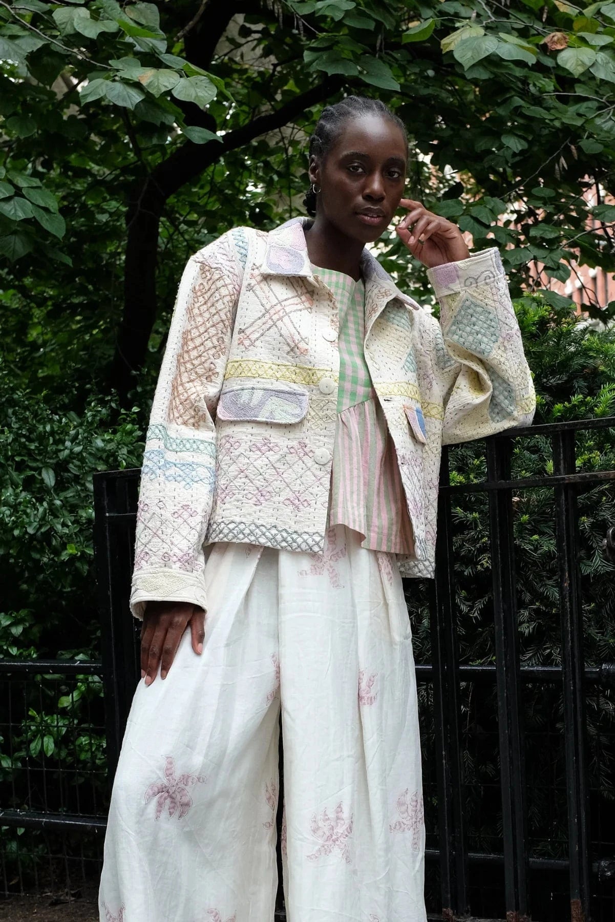 Astrid Jacket - Garden Mosaic
