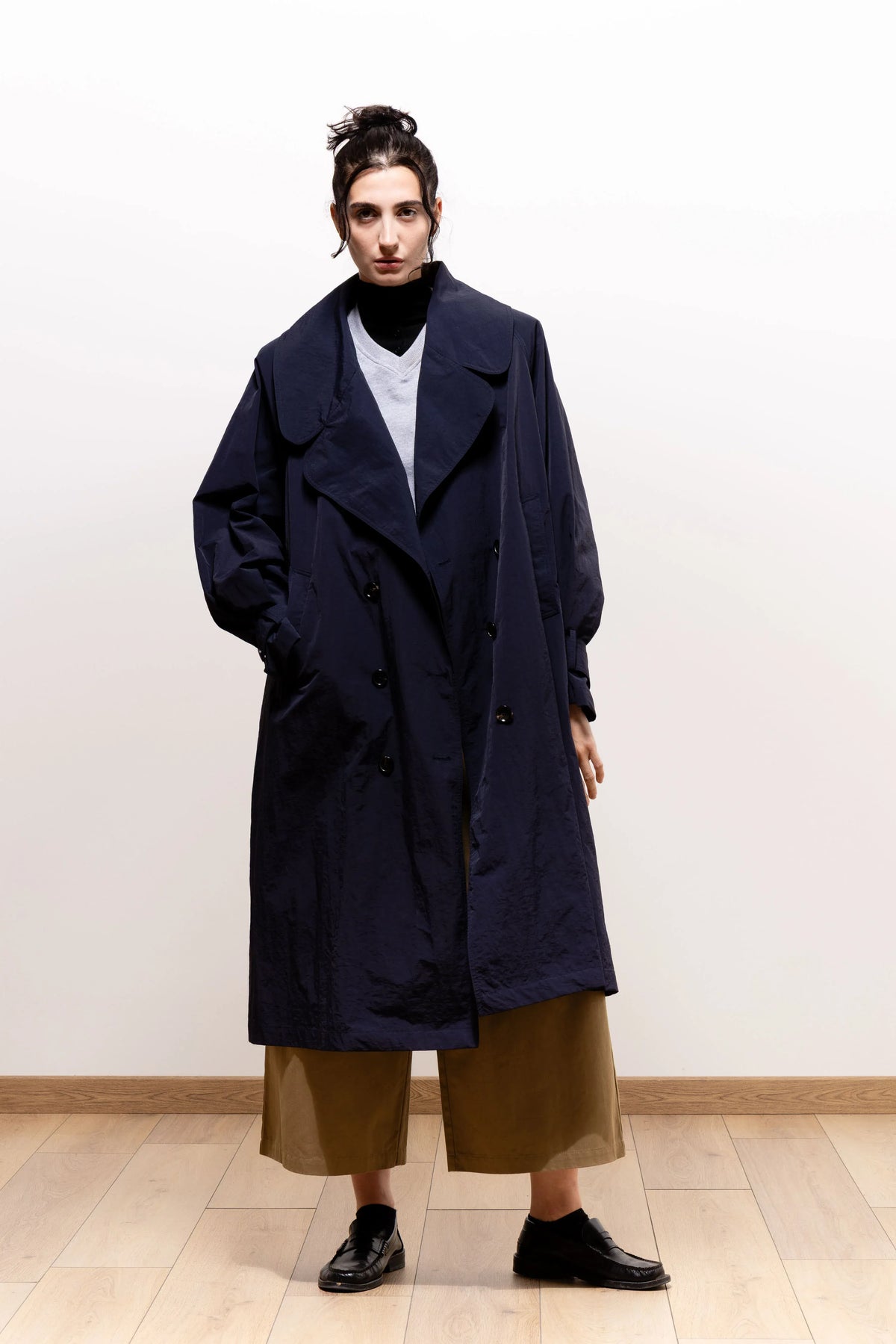 Louise Trench Coat - Navy
