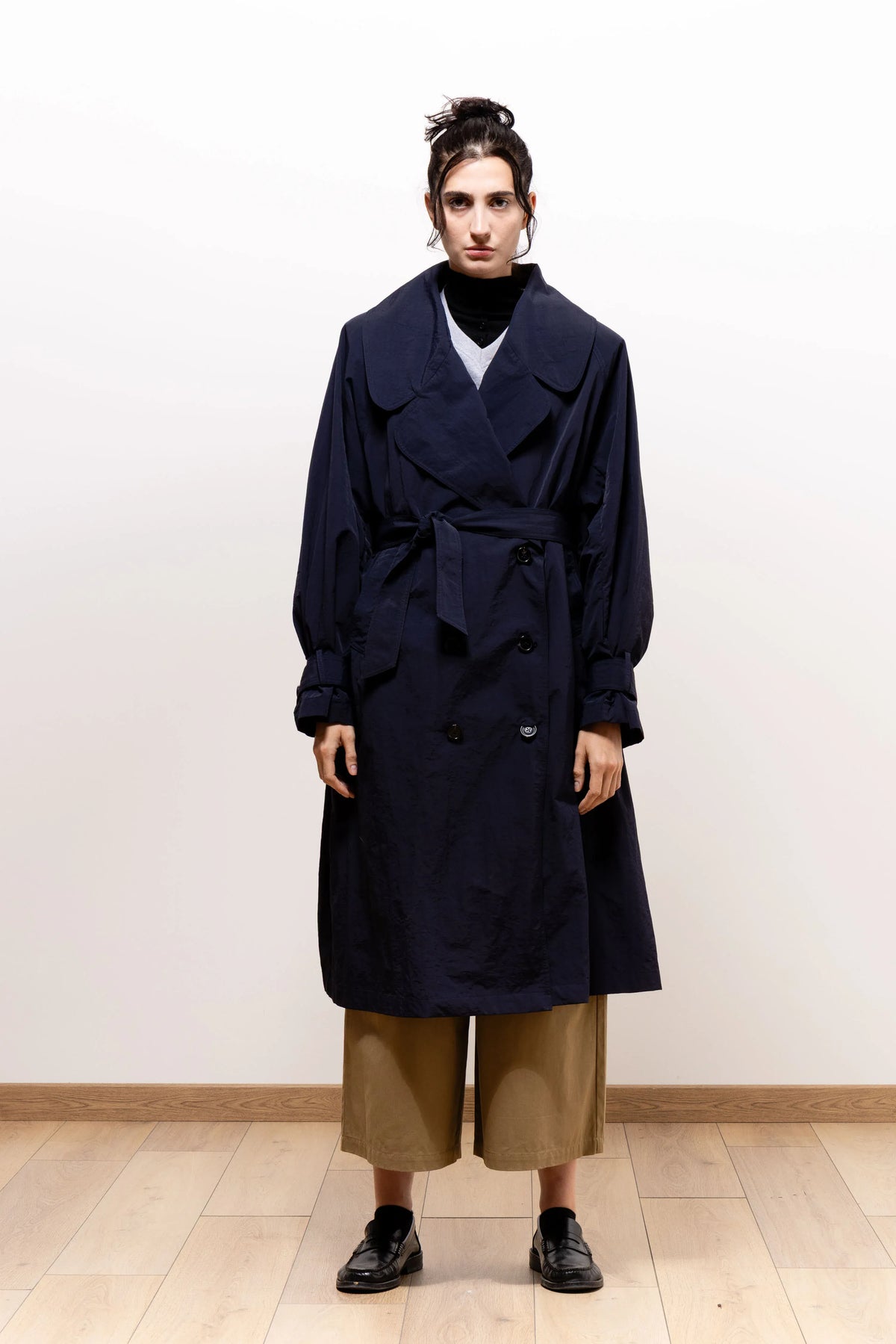Louise Trench Coat - Navy