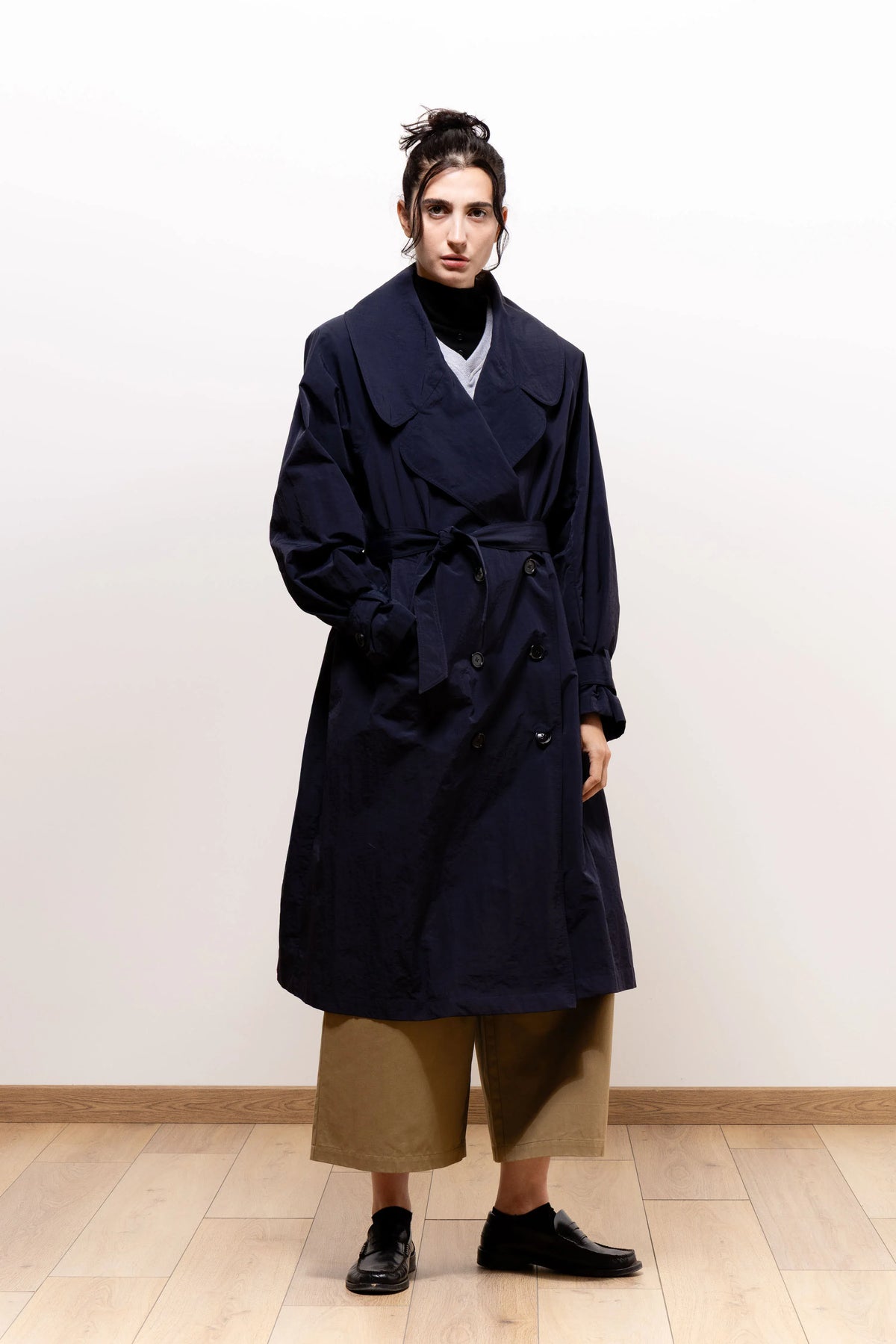 Louise Trench Coat - Navy