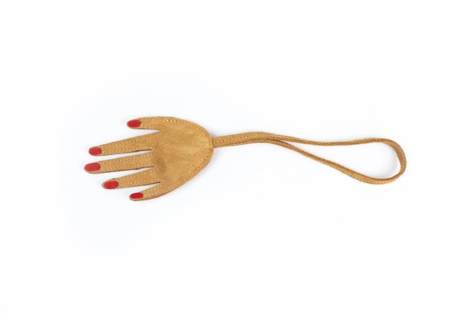 Bag Charm - Tan Hand