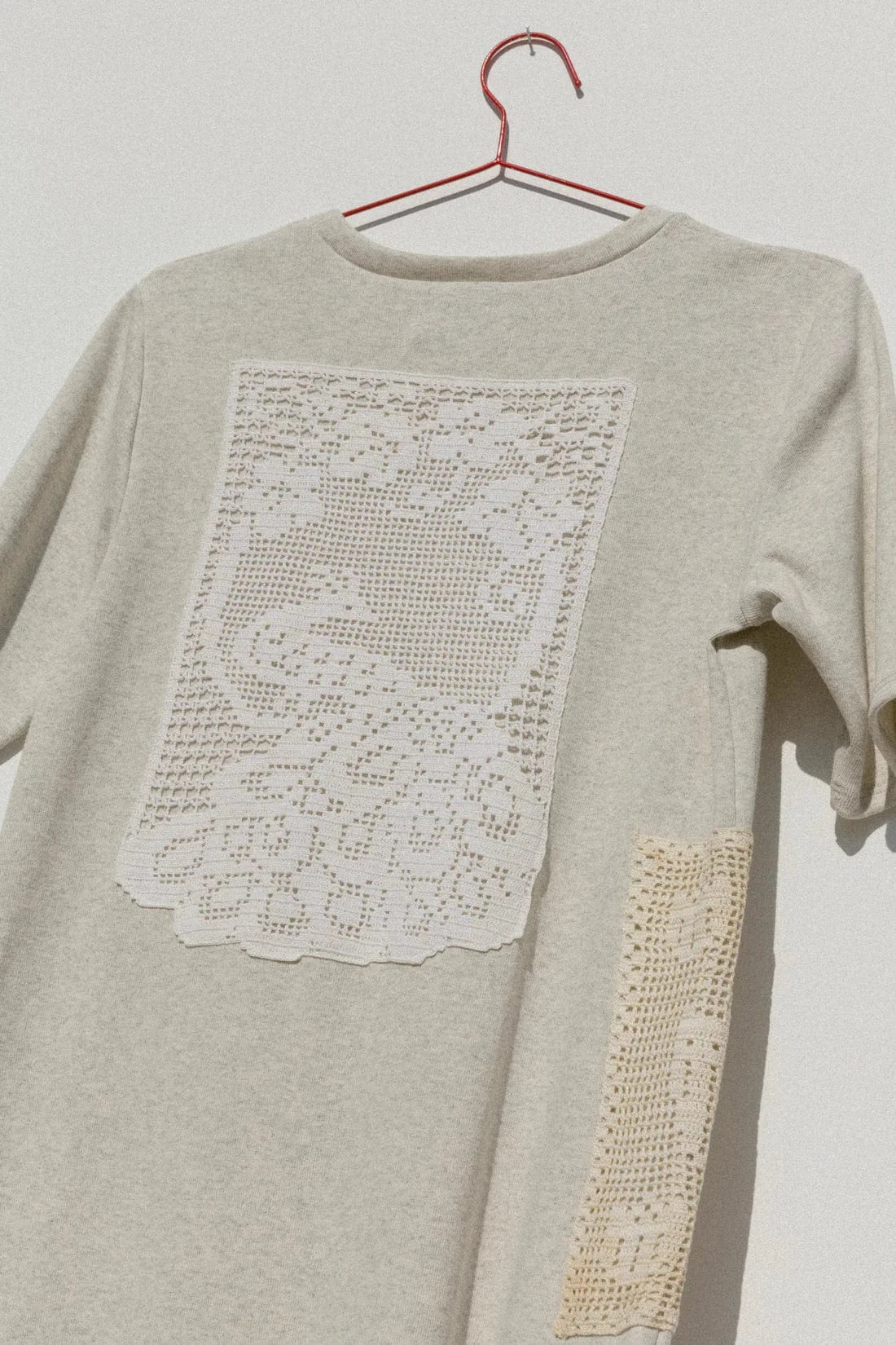 Doily Tee Dress - Melange Rib