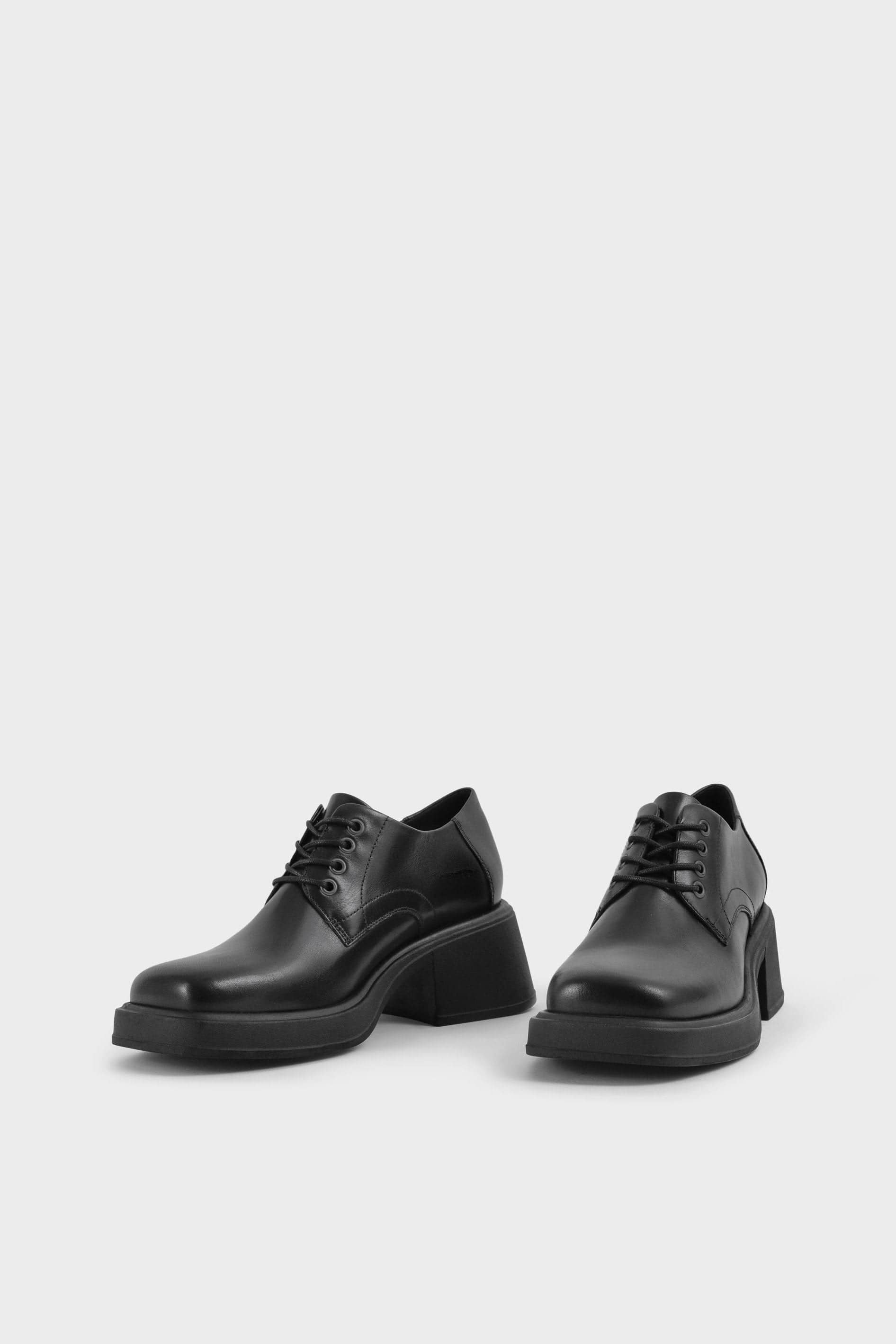 Dorah Heeled Oxford - Black