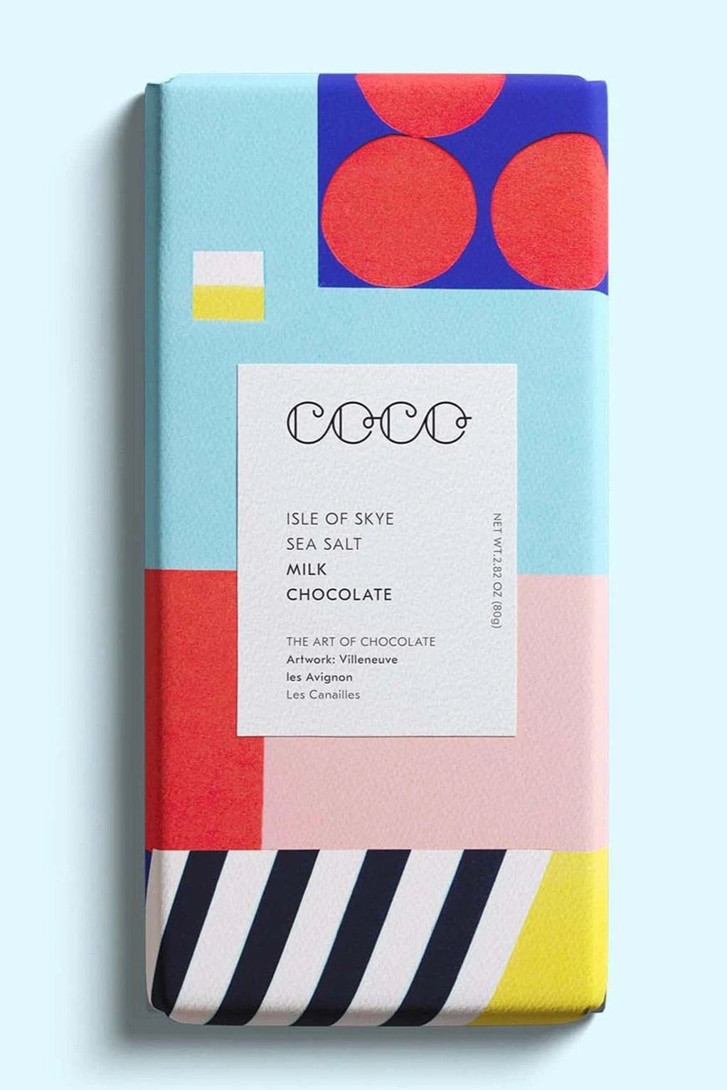 Isle of Skye Sea Salt Milk Chocolate Bar (80g)