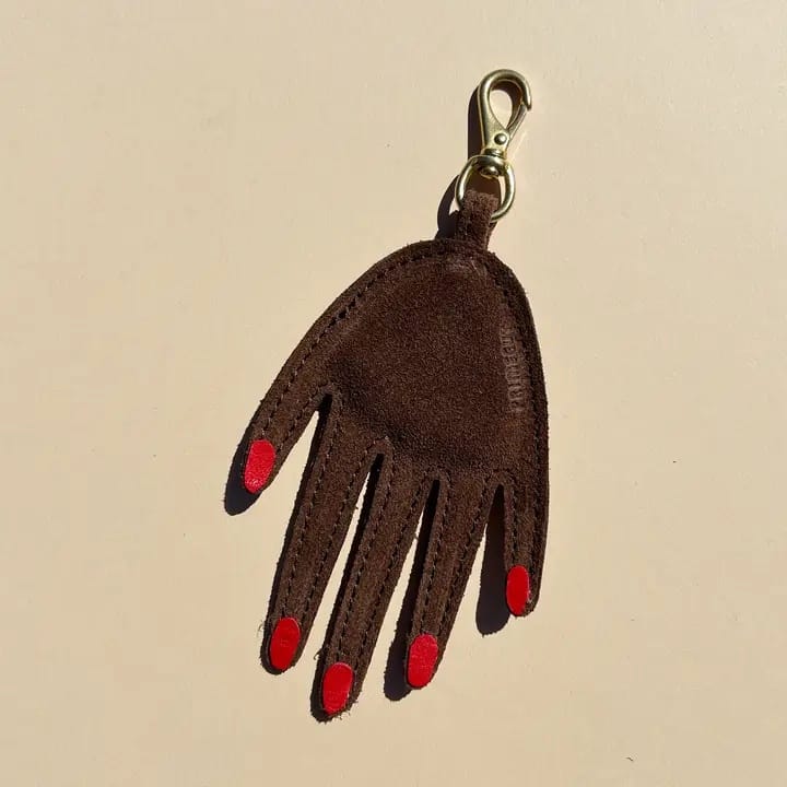 Keychain - Chocolate Hand