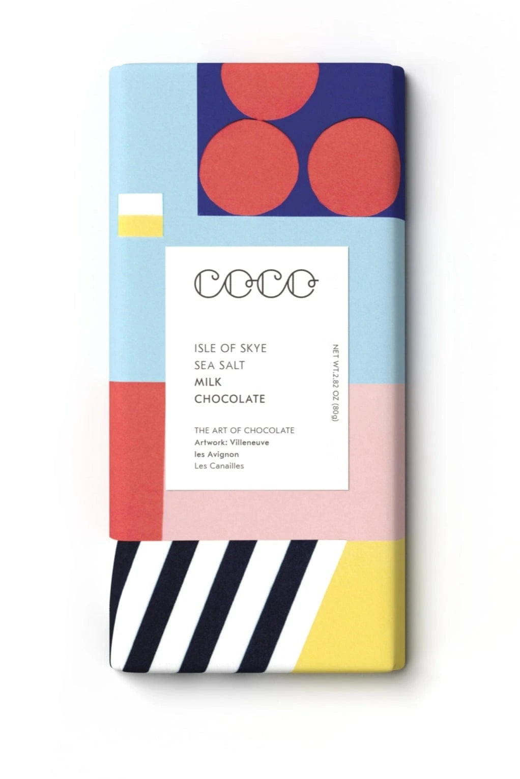 Isle of Skye Sea Salt Milk Chocolate Bar (80g)