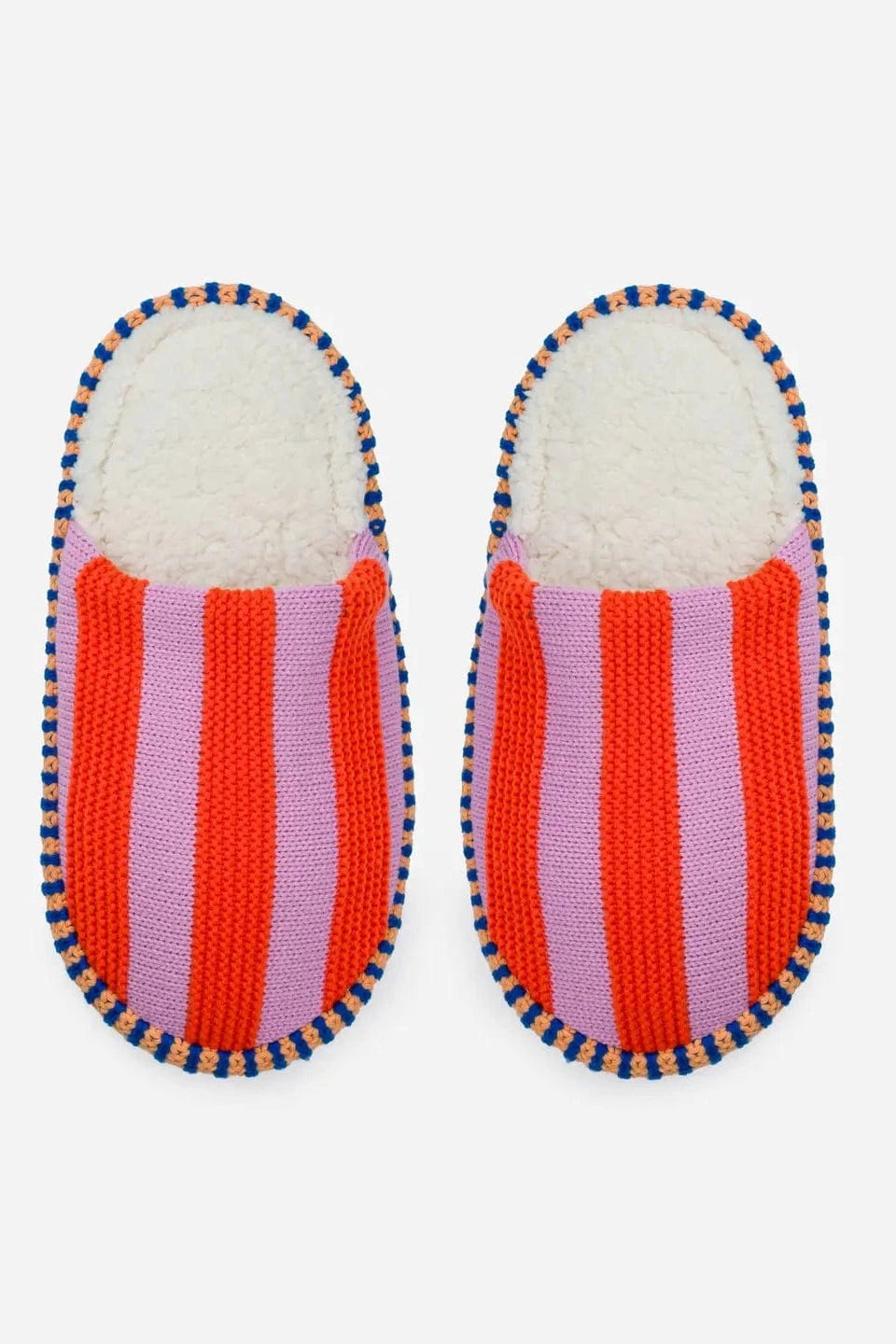 Super Stripe Slide Slippers - Poppy Lilac