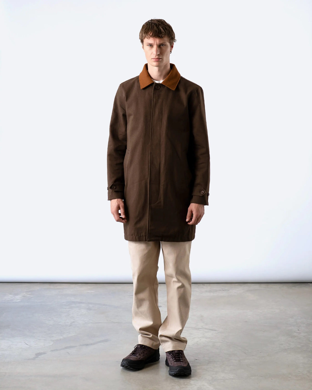 Bellow Car Coat - Brown