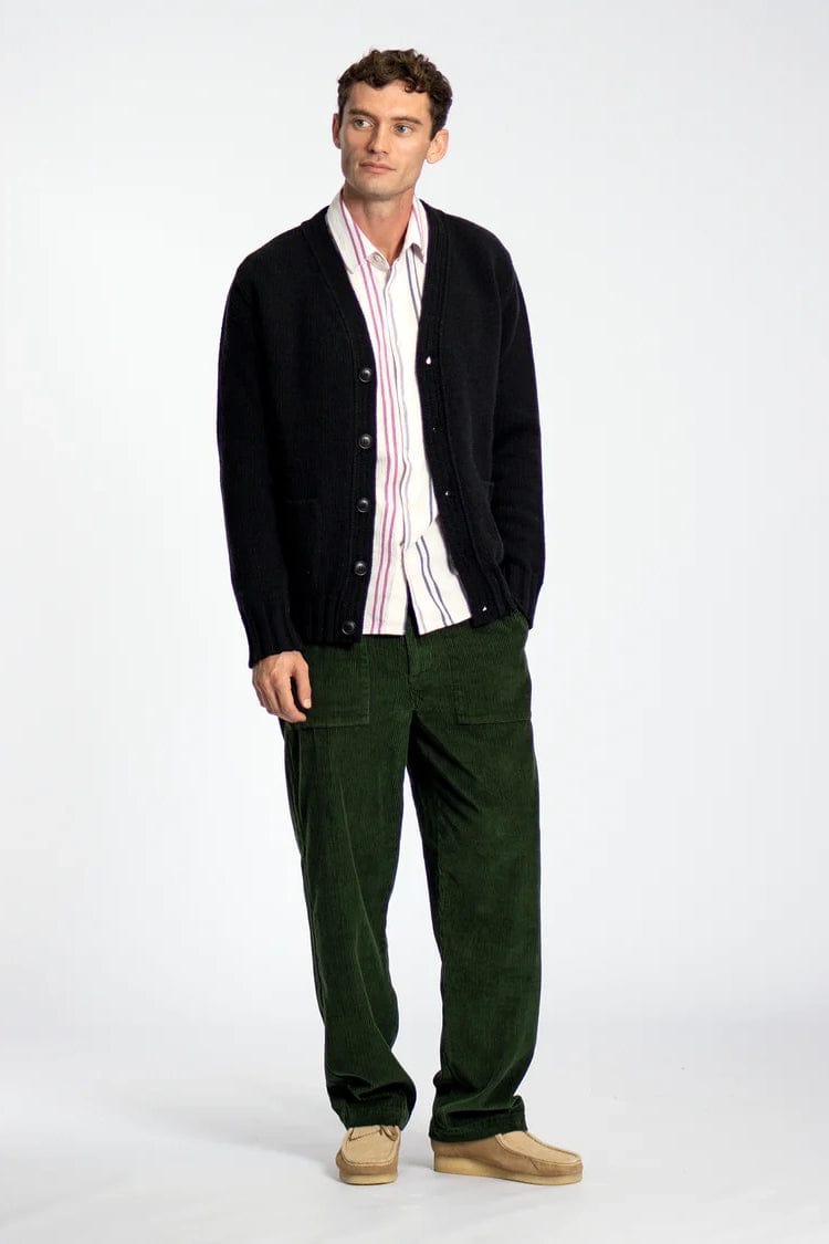 Coup Corduroy Trouser - Bottle Green