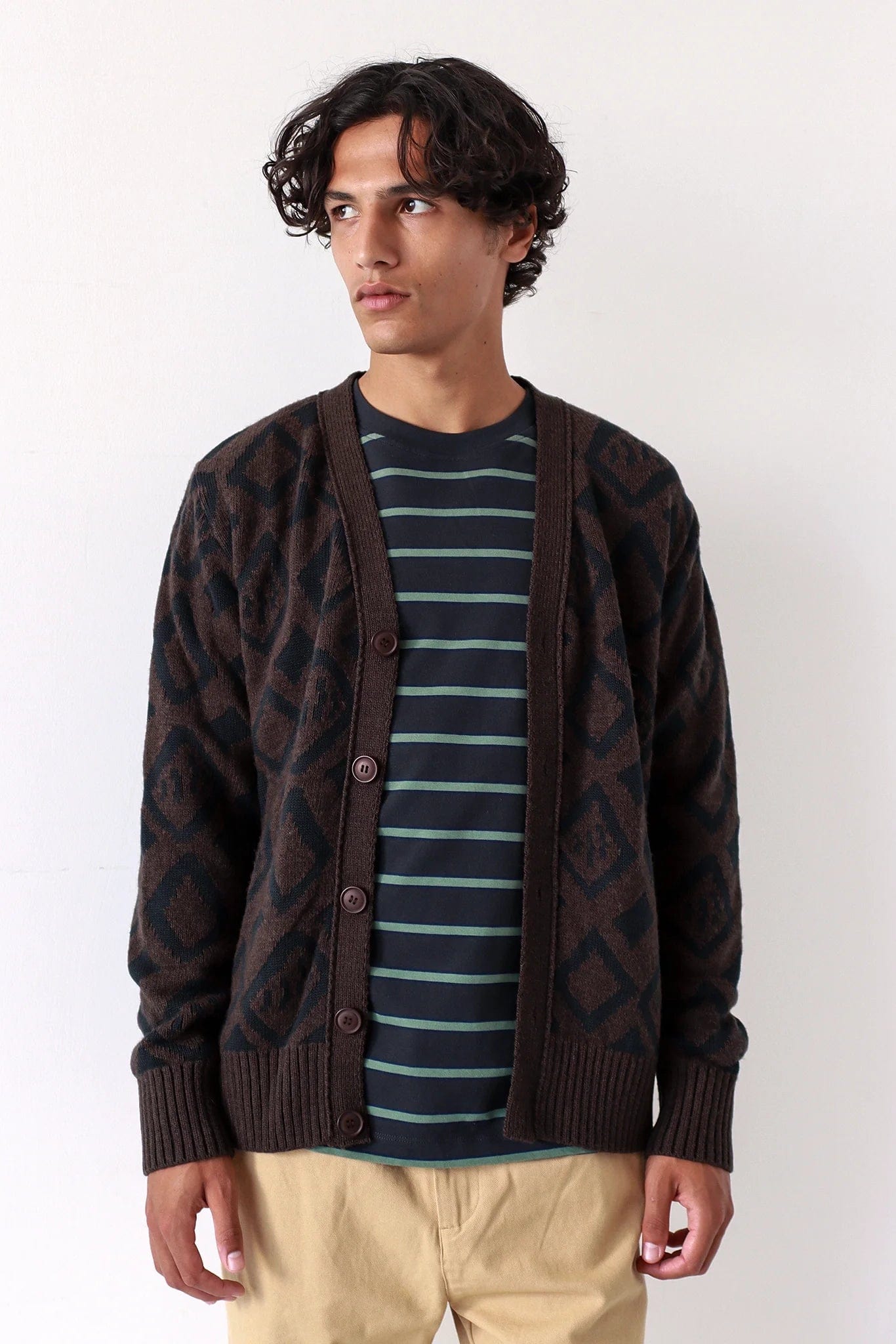 Buckley Cardigan - Geo Pattern