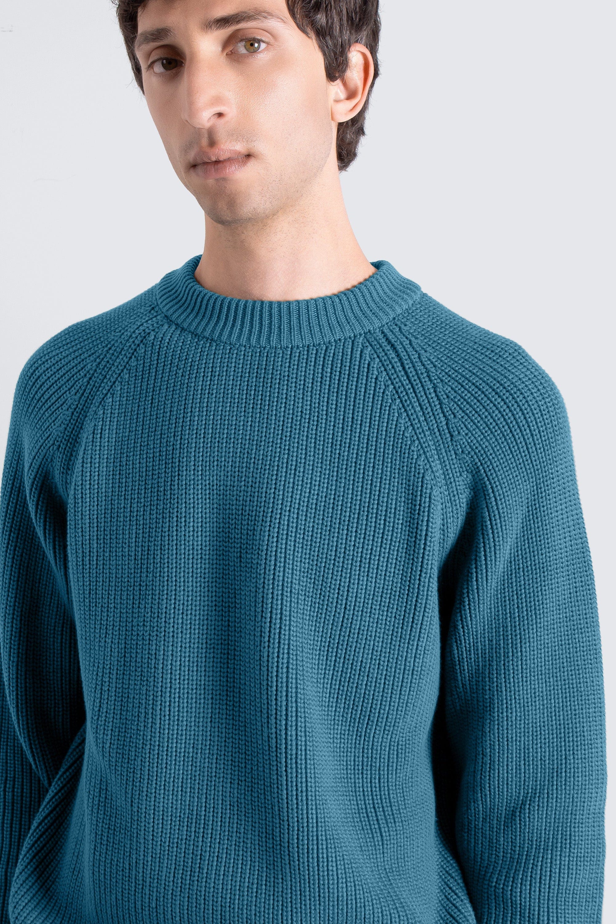 Herbert Raglan Sweater - Blue