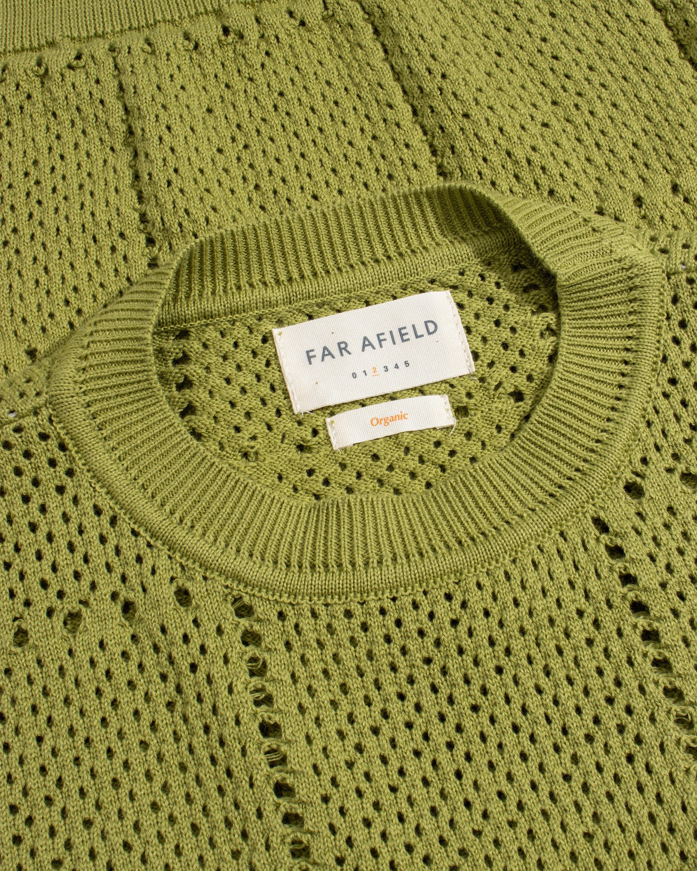 Crochet Crewneck - Green