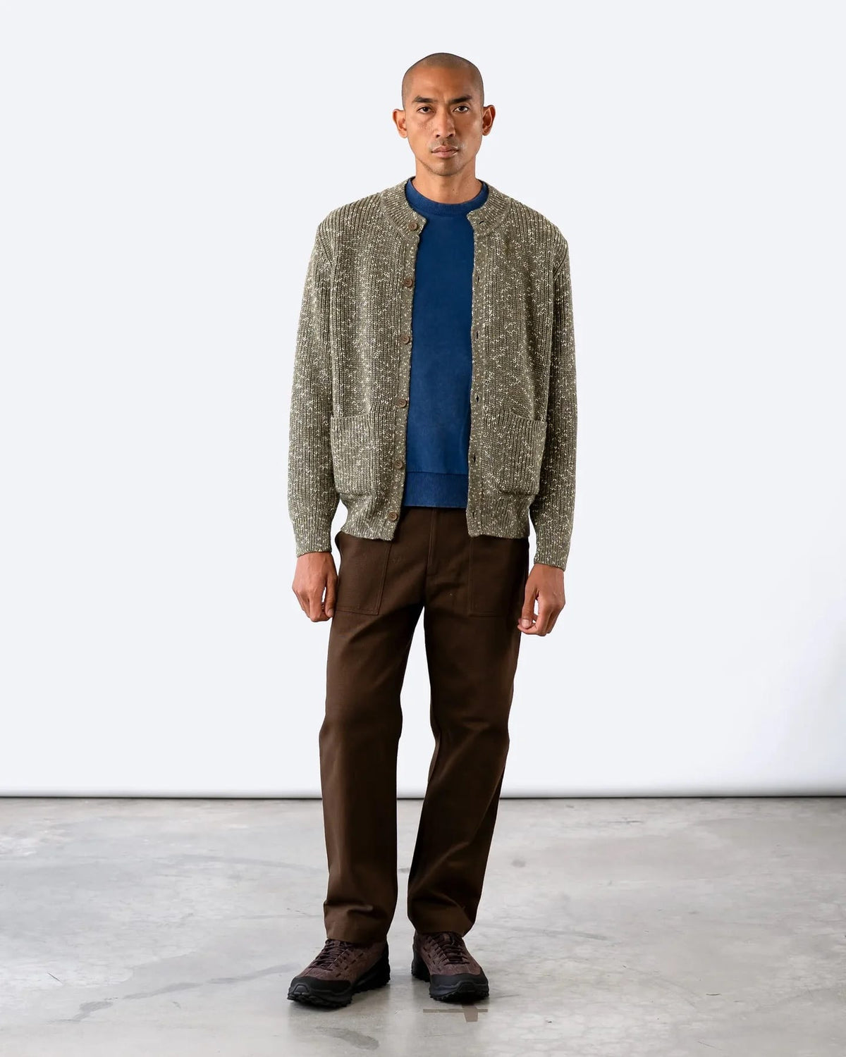 Albers Ribbed Cardigan - Light Green