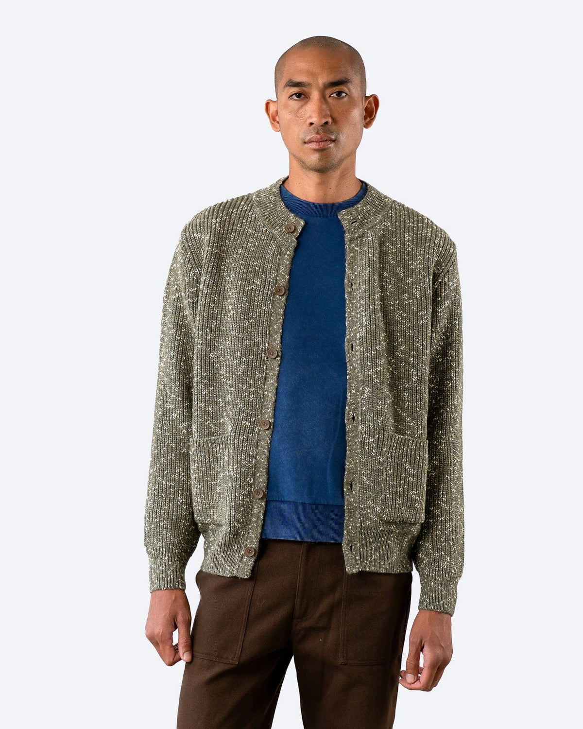 Albers Ribbed Cardigan - Light Green