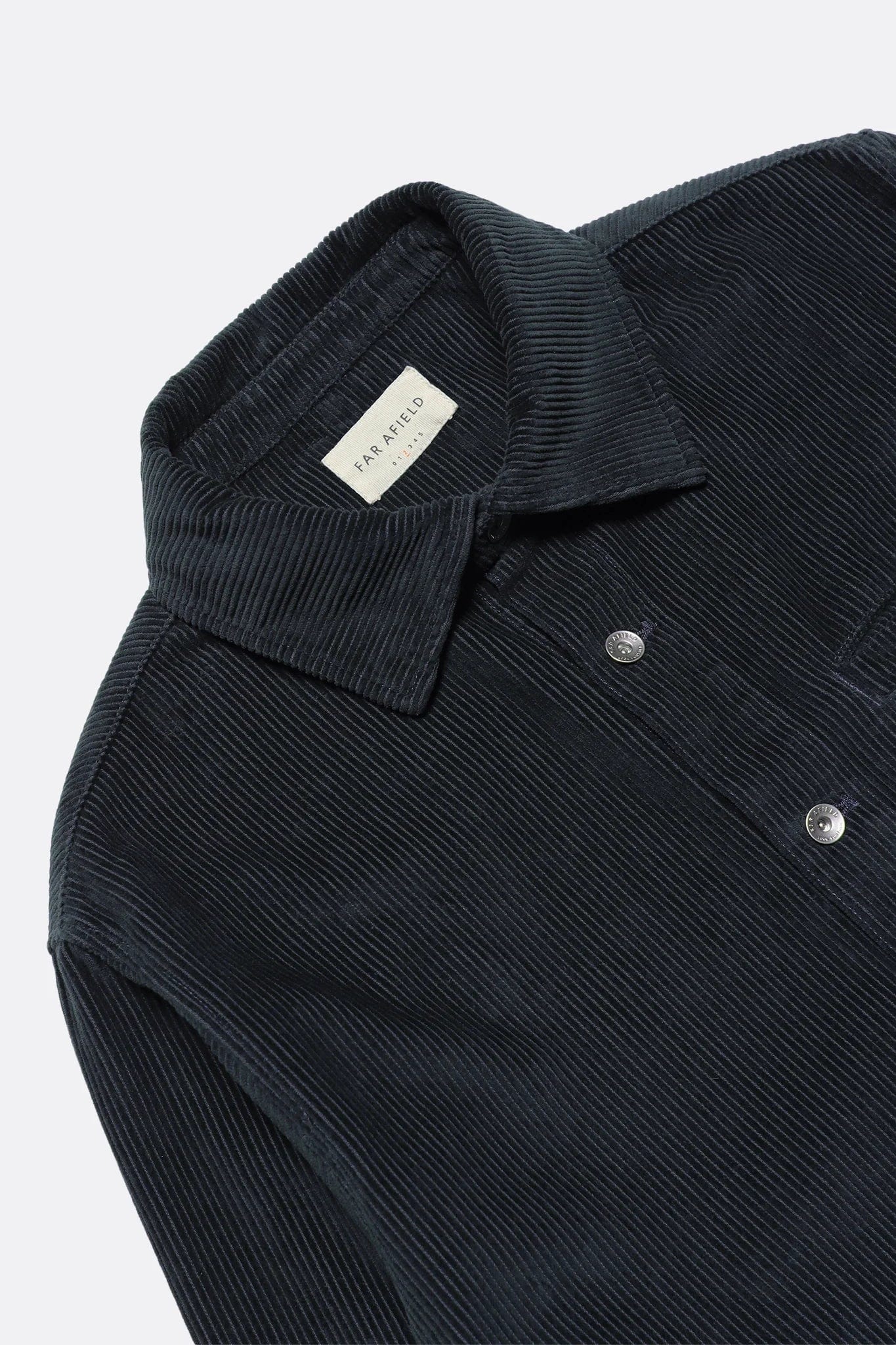 Evans Corduroy Overshirt - Navy Iris