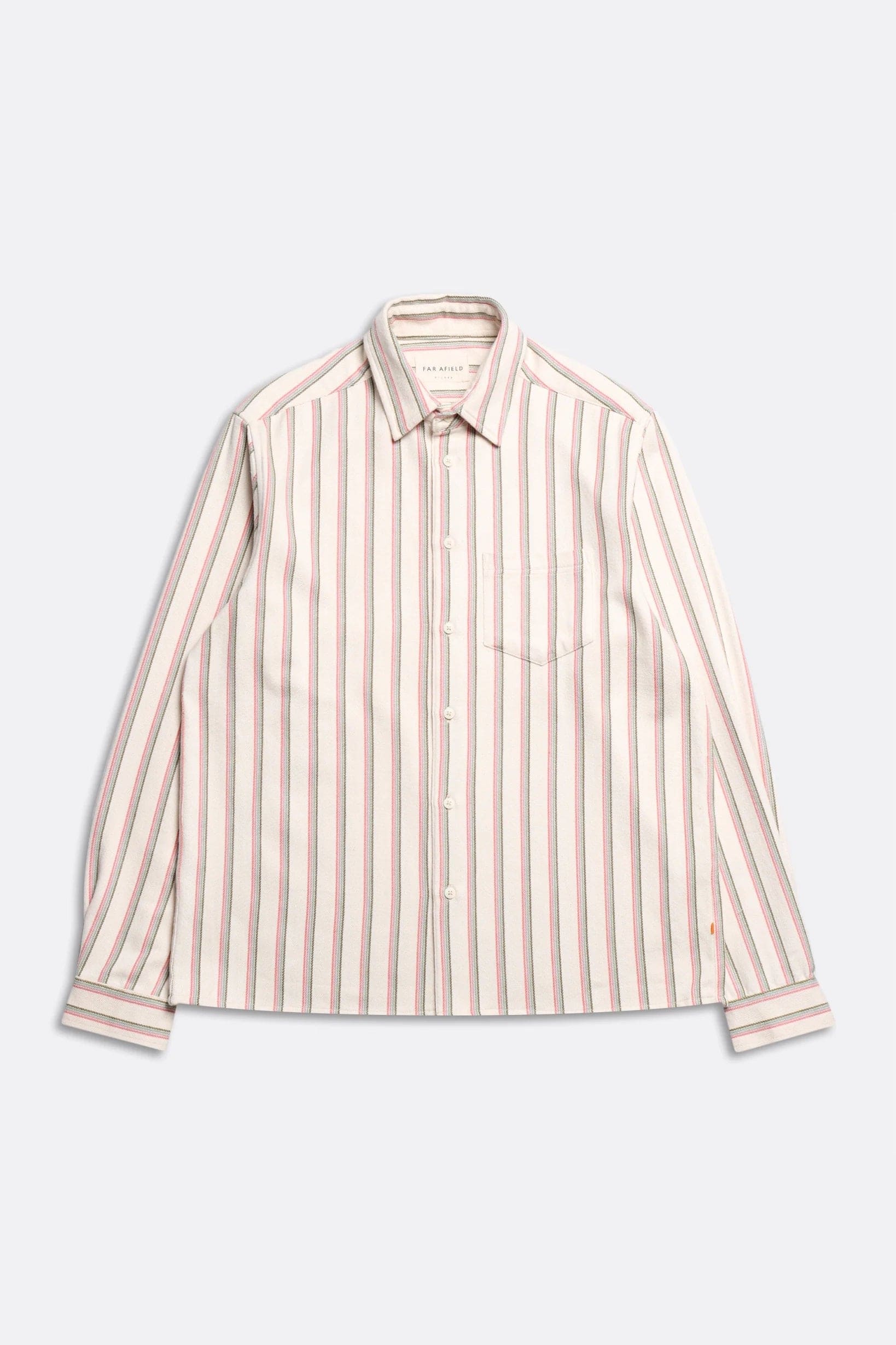 Classic Shirt - White Kuki Stripe