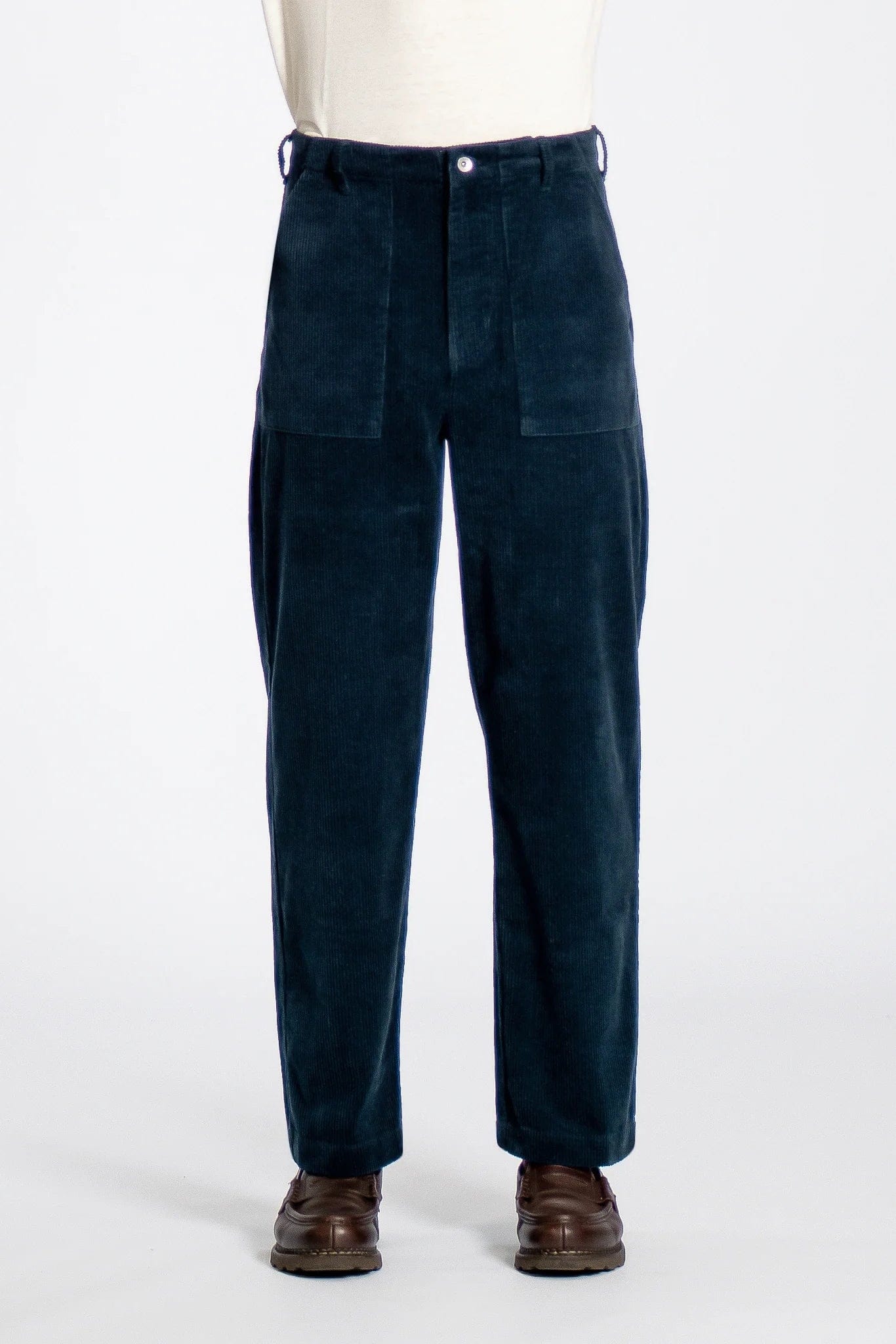 Coup Trouser - Navy Iris Corduroy