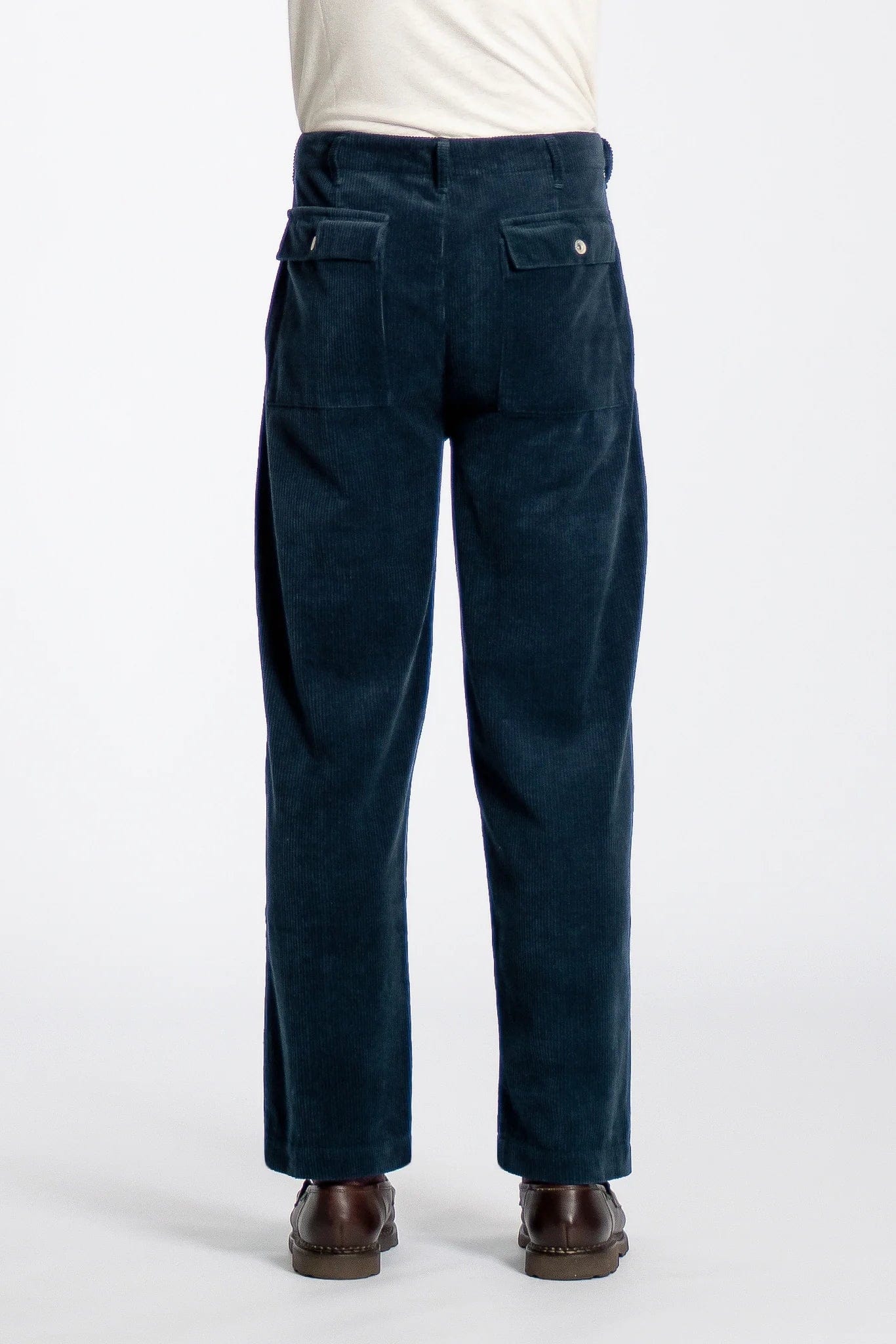 Coup Trouser - Navy Iris Corduroy