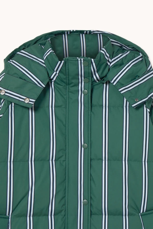 Striped Jacket - Dark Green