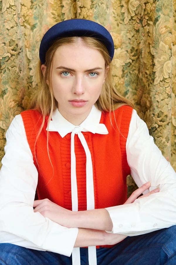 Buttoned Vest - Summer Red