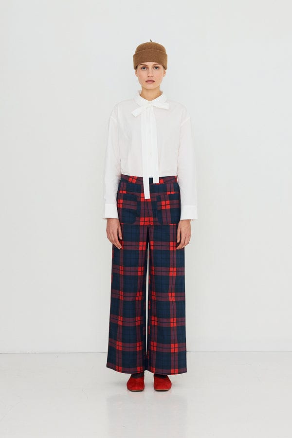 Bow Neck Shirt - Off-White