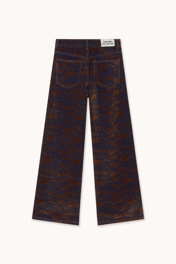 Maru Jacquard Denim - Navy