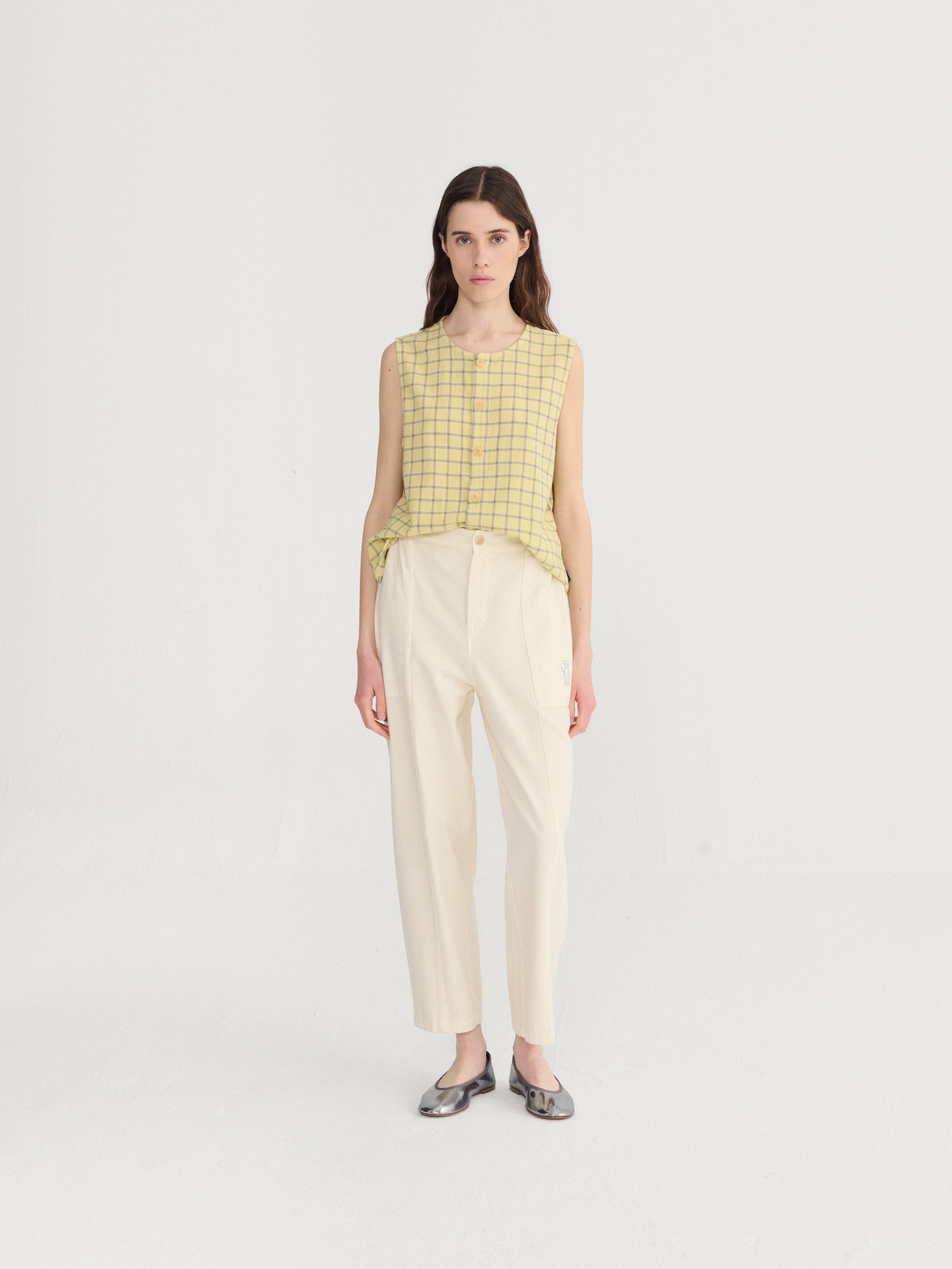 Cocoon Pants - Ecru