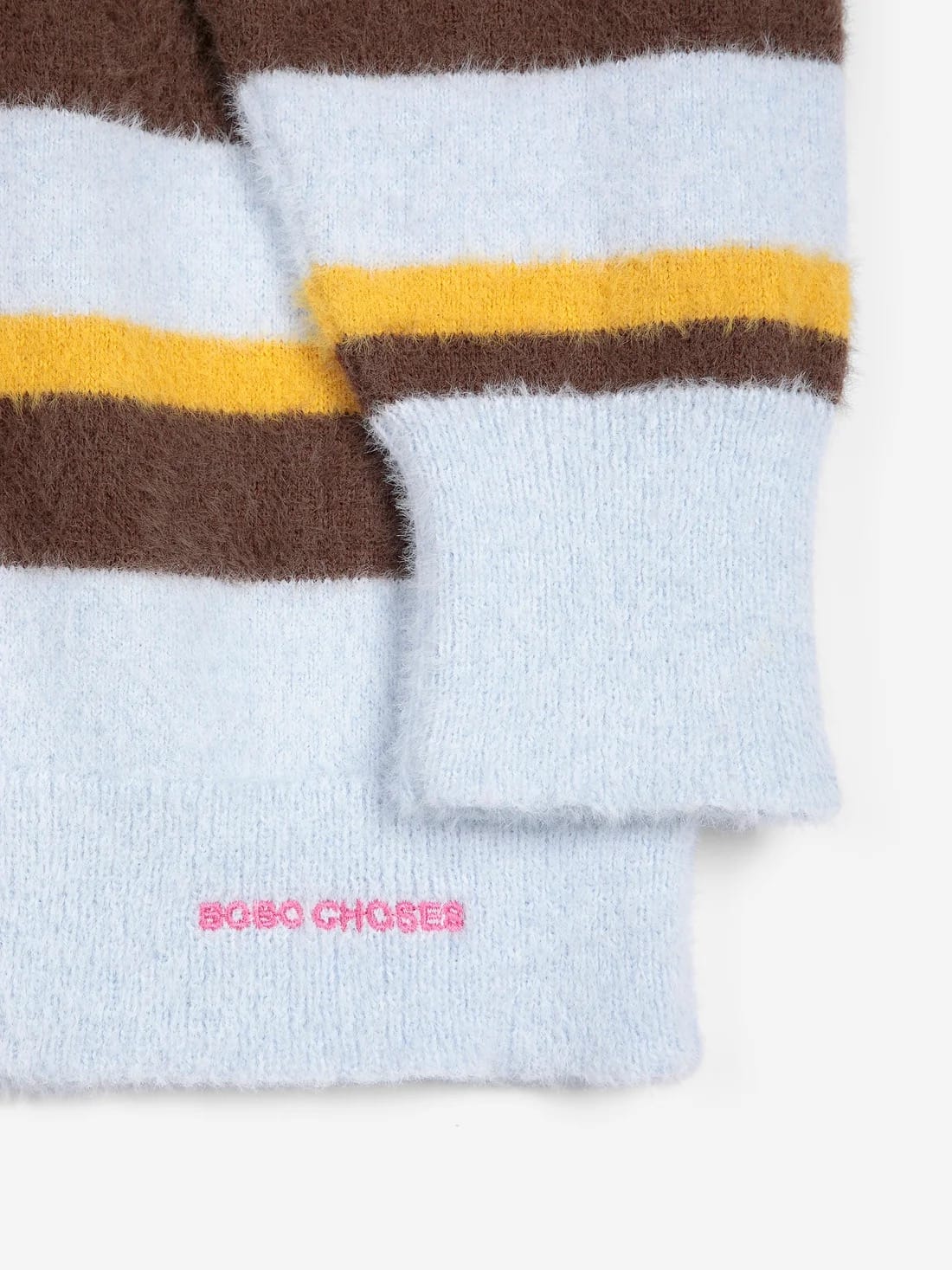 Striped Hairy Yarn Jumper