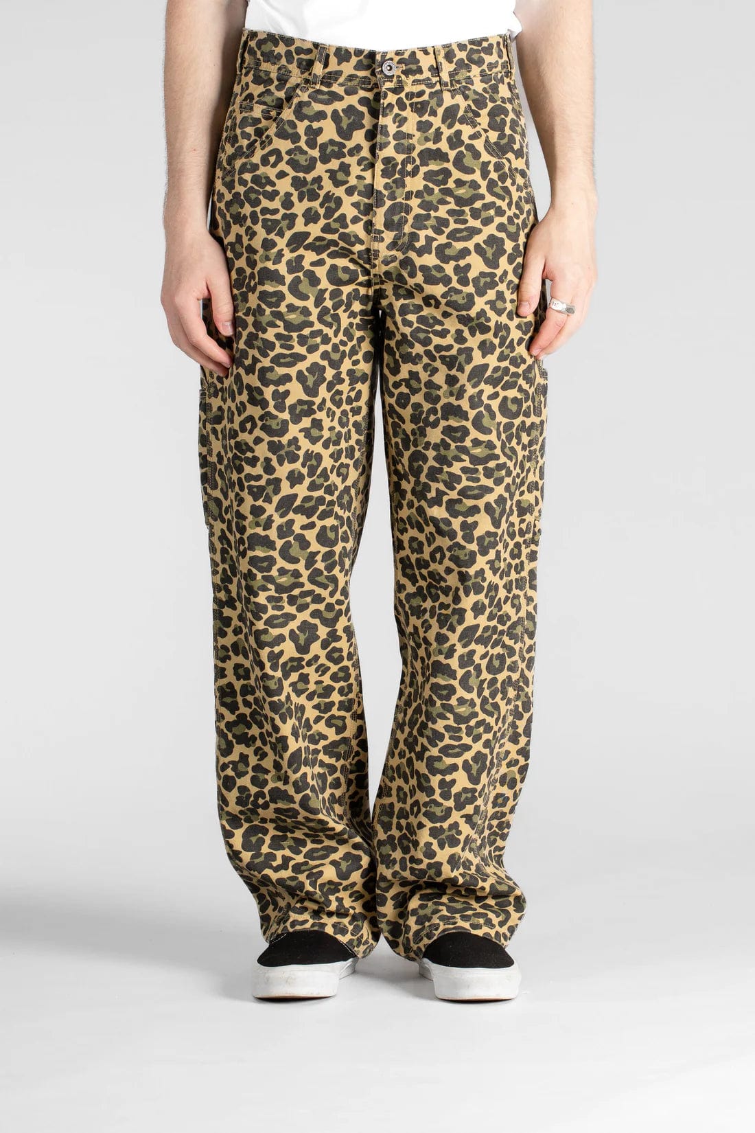 Big Job Painter Pants - Leopard Print