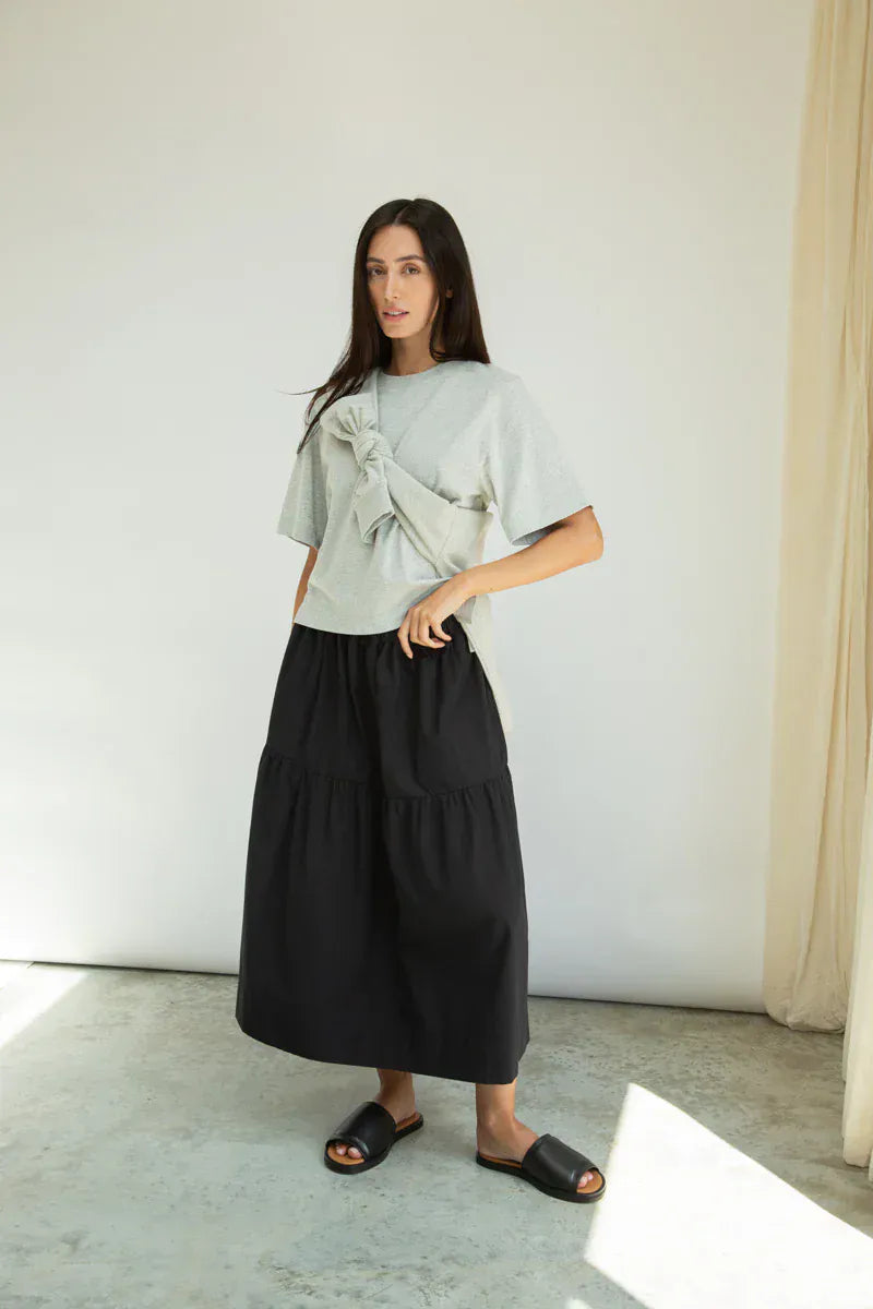 Bay T-Shirt - Grey Marl