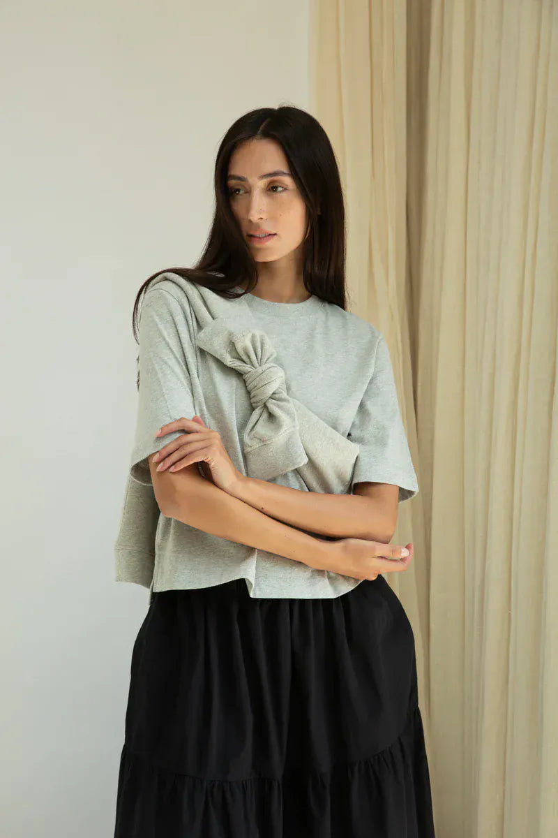 Bay T-Shirt - Grey Marl