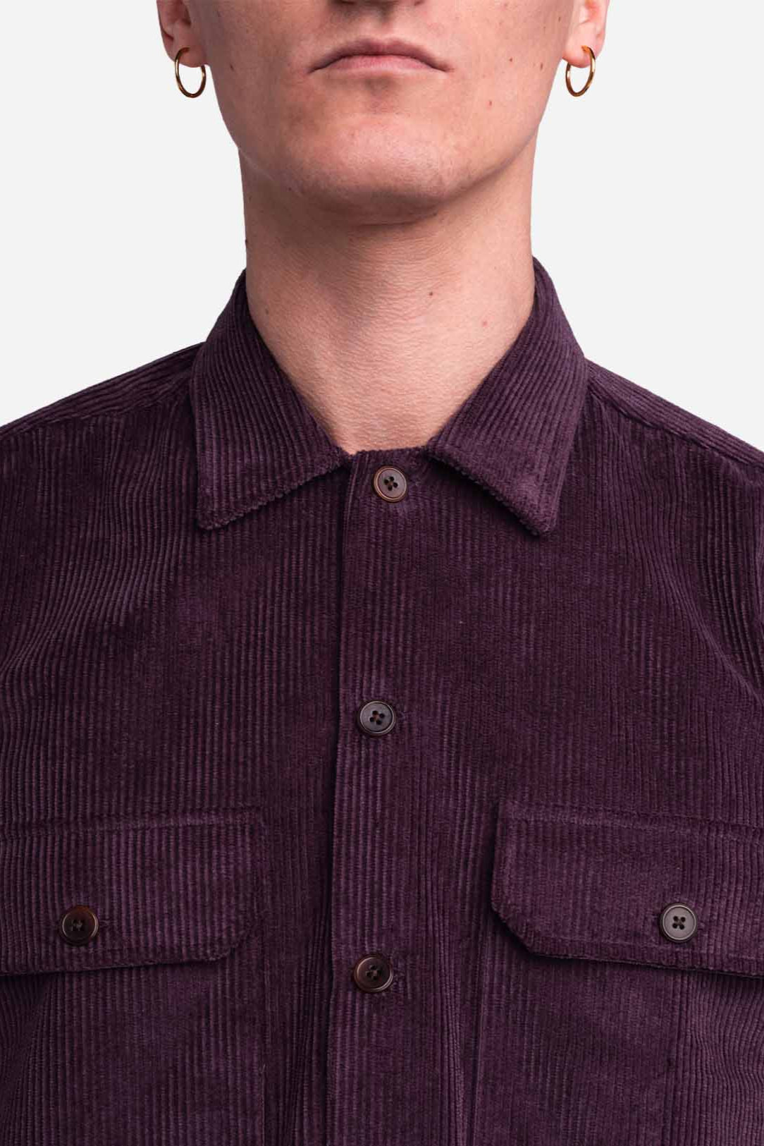 Decre Shirt - Prune Cord