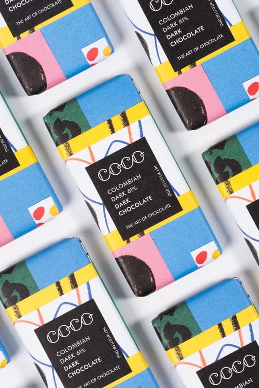 Mini Colombian Dark 61% Chocolate Bar